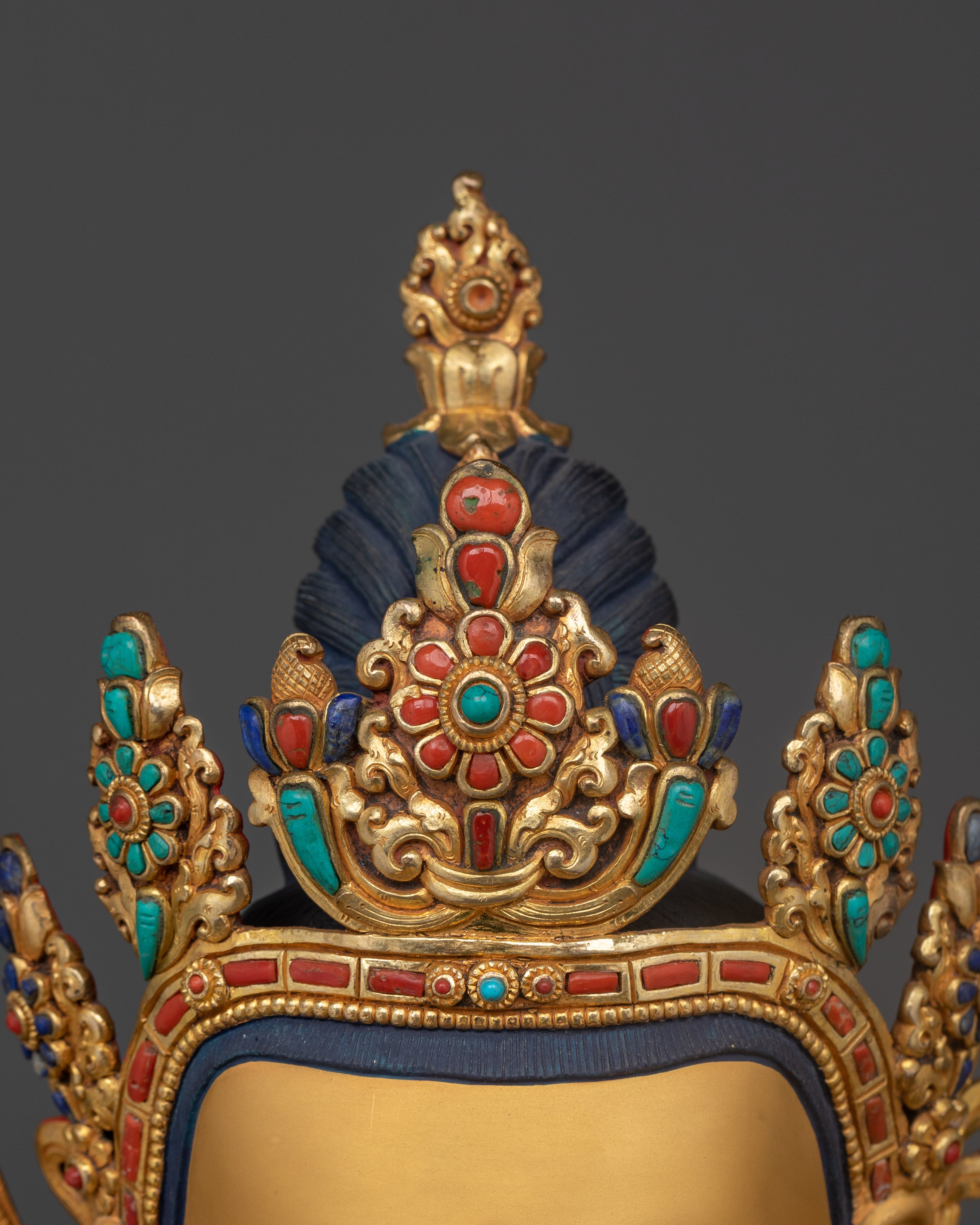 Holy Buddha Chenrezig | 24K Gold Gilded Copper Statue