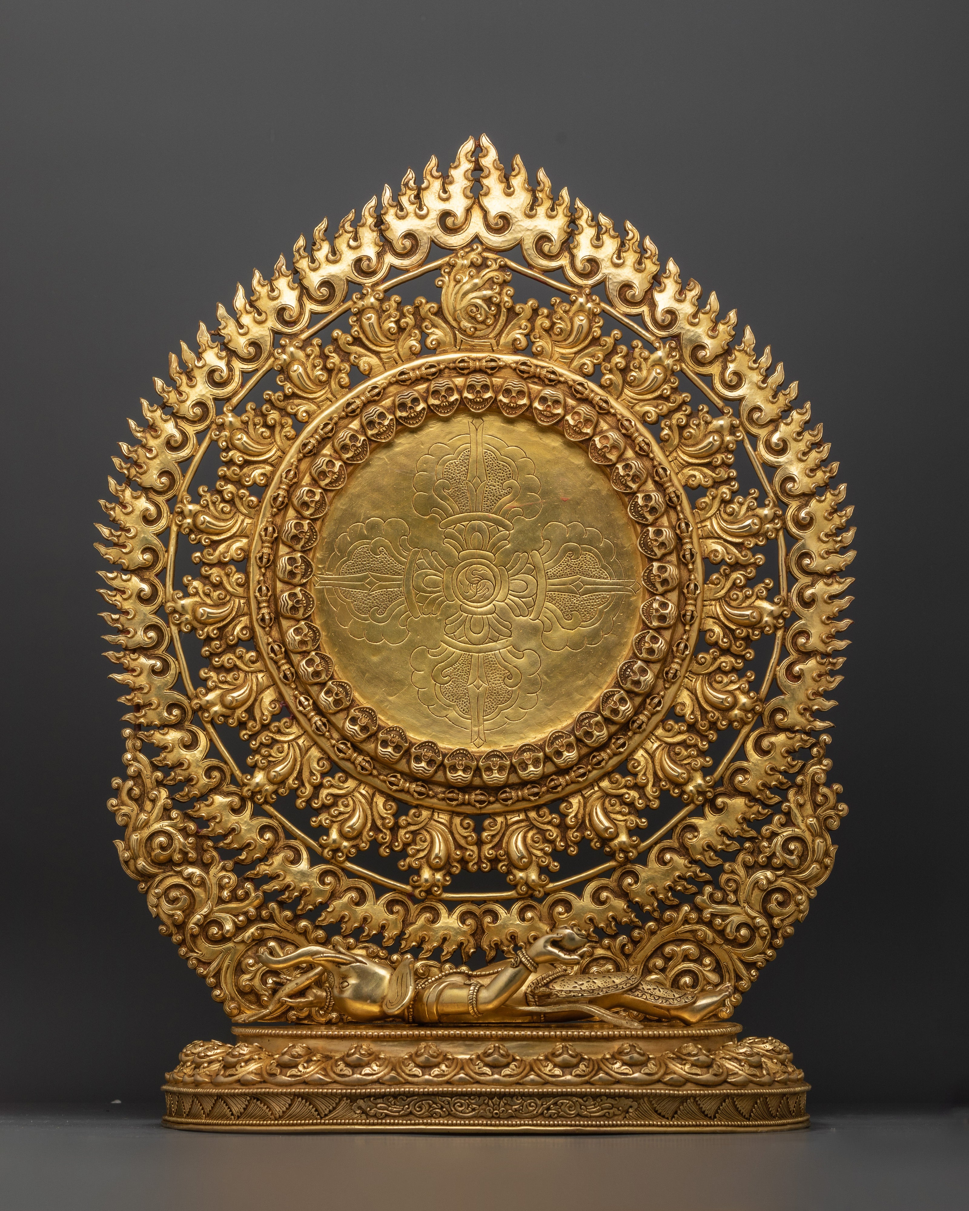 Six-Armed Mahakala Wrathful Deity Statue | Lord of Spotless Awareness