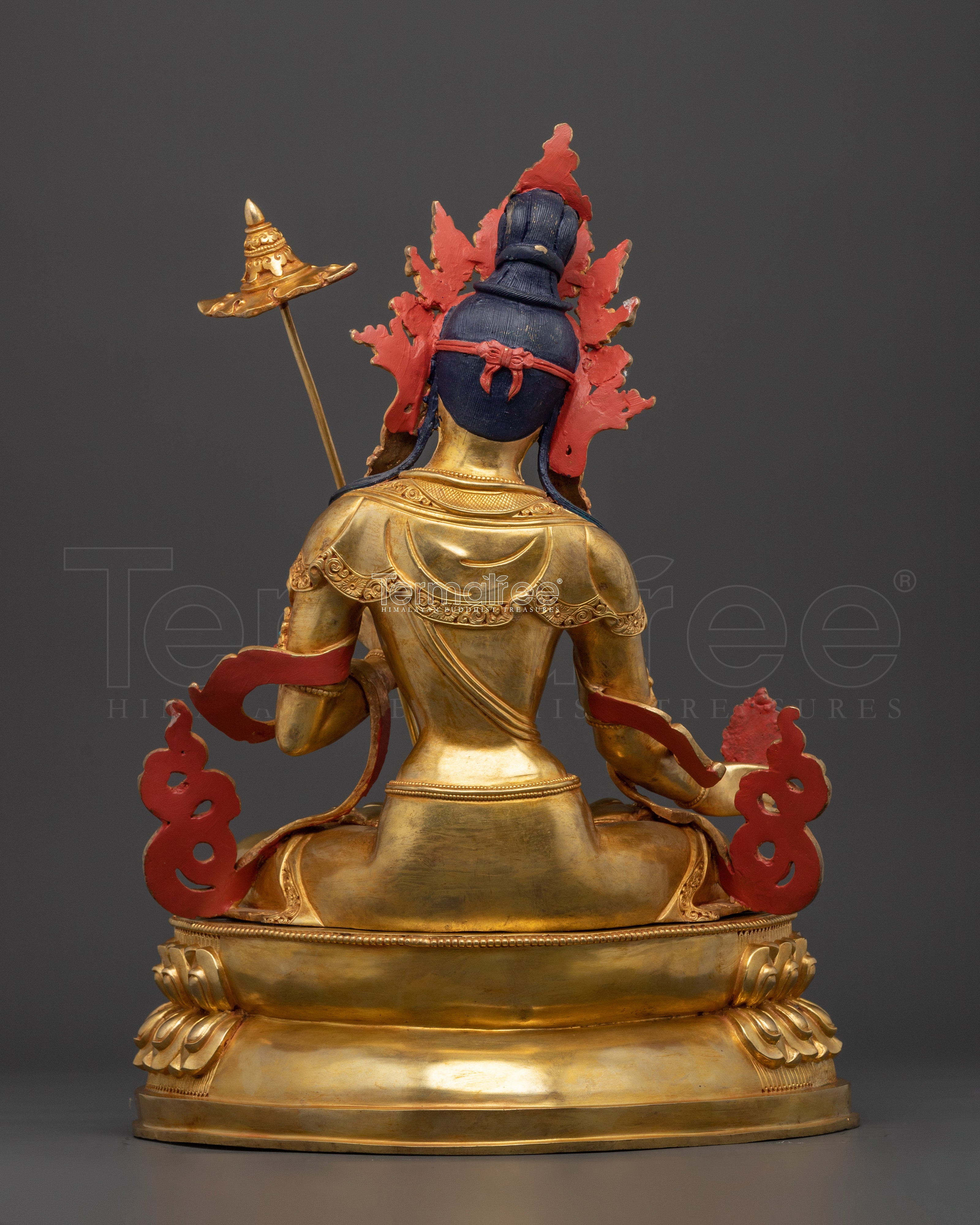 Dukar White Umbrella Goddess Statue | Guardian of Protection and Wisdom