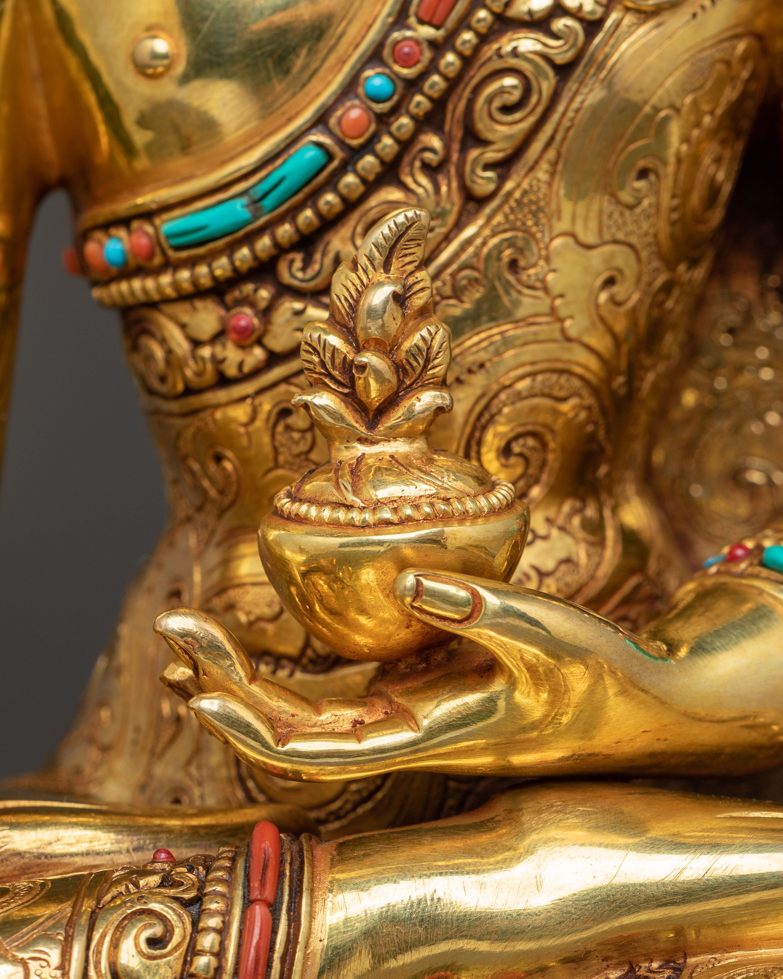 Handmade Three Great Buddha Statues Set | Shakyamuni, Amitabha, Medicine Buddha
