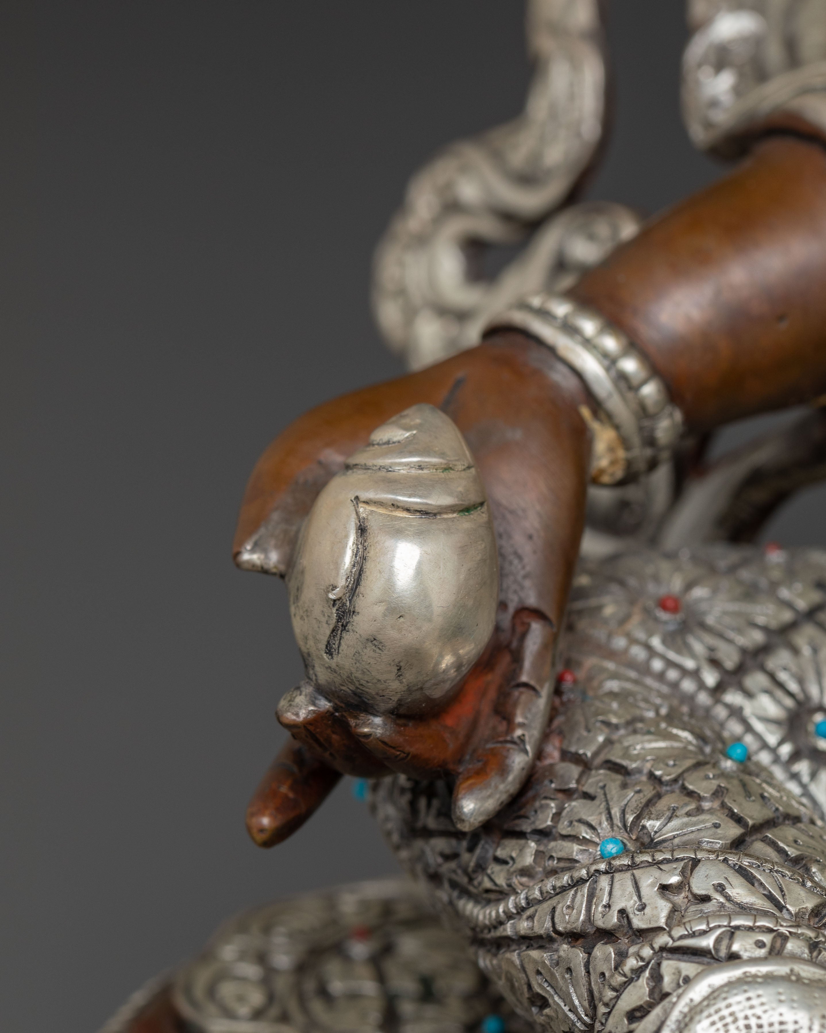 Handcrafted Dzambhala Art: Buddhist Deity of Wealth | Prosperity Icon