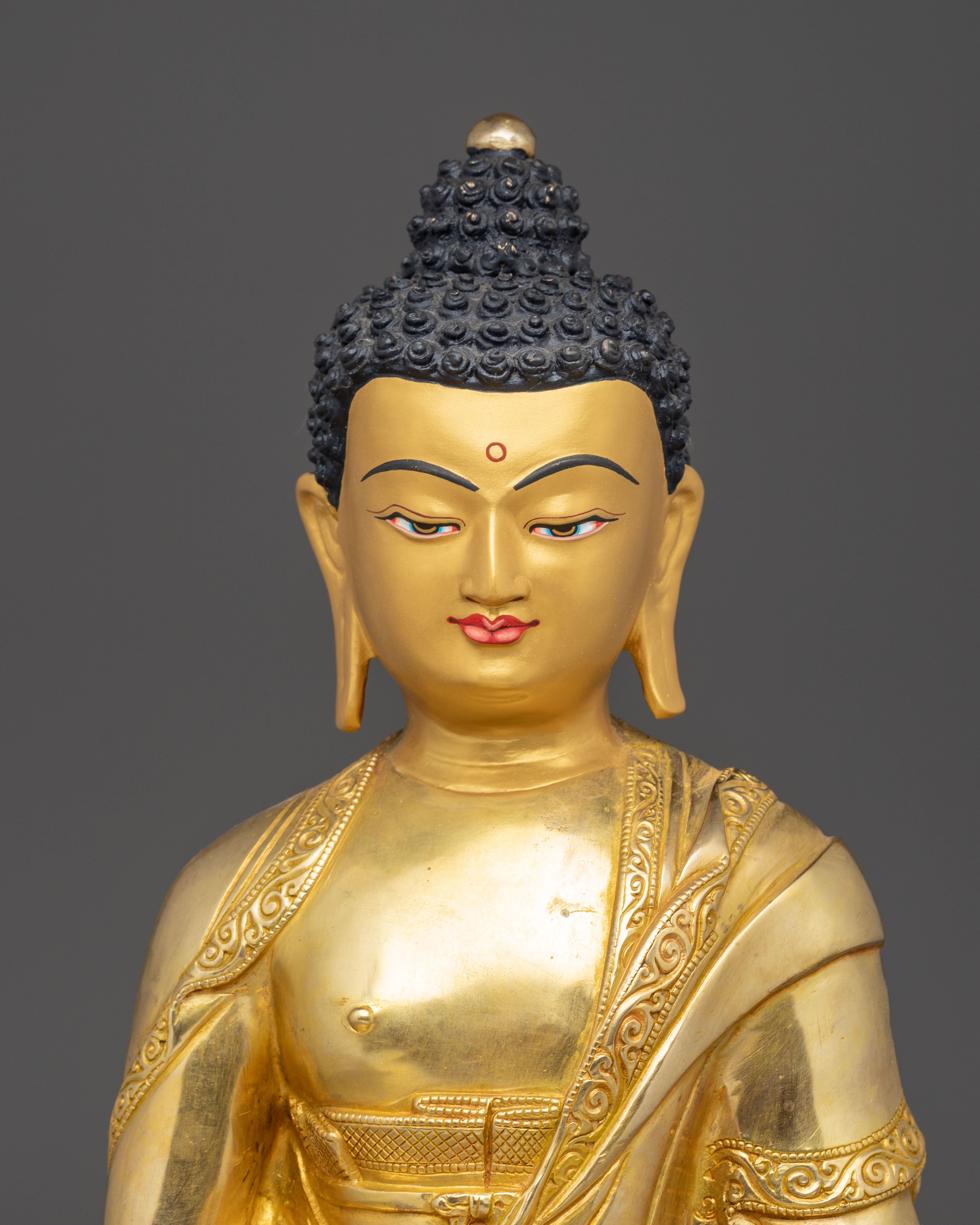 Golden Pure Land Buddha Amitabha Icon | Home Decor