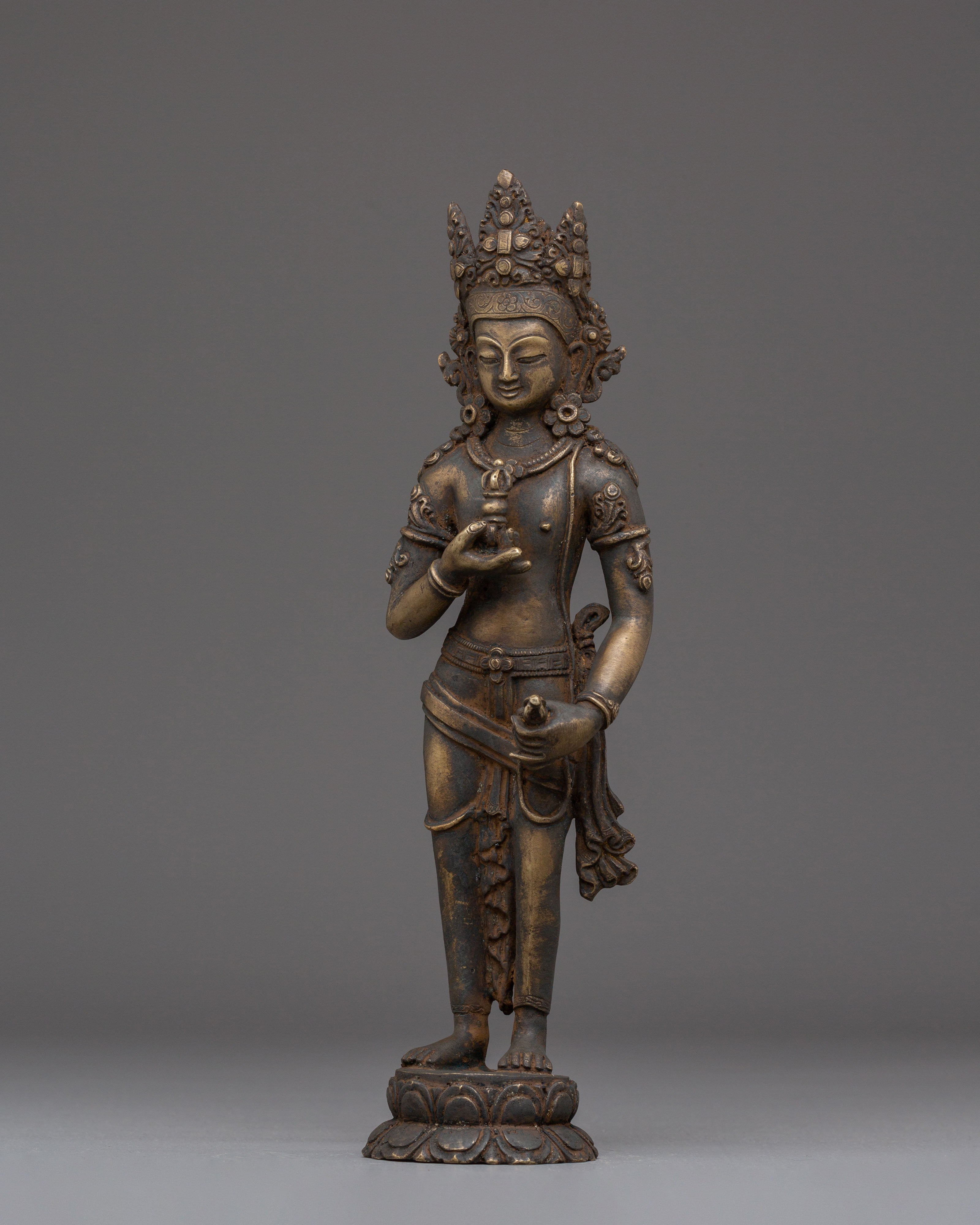 Handmade Statue of Standing Vajrasattva | Embodiment of Purification
