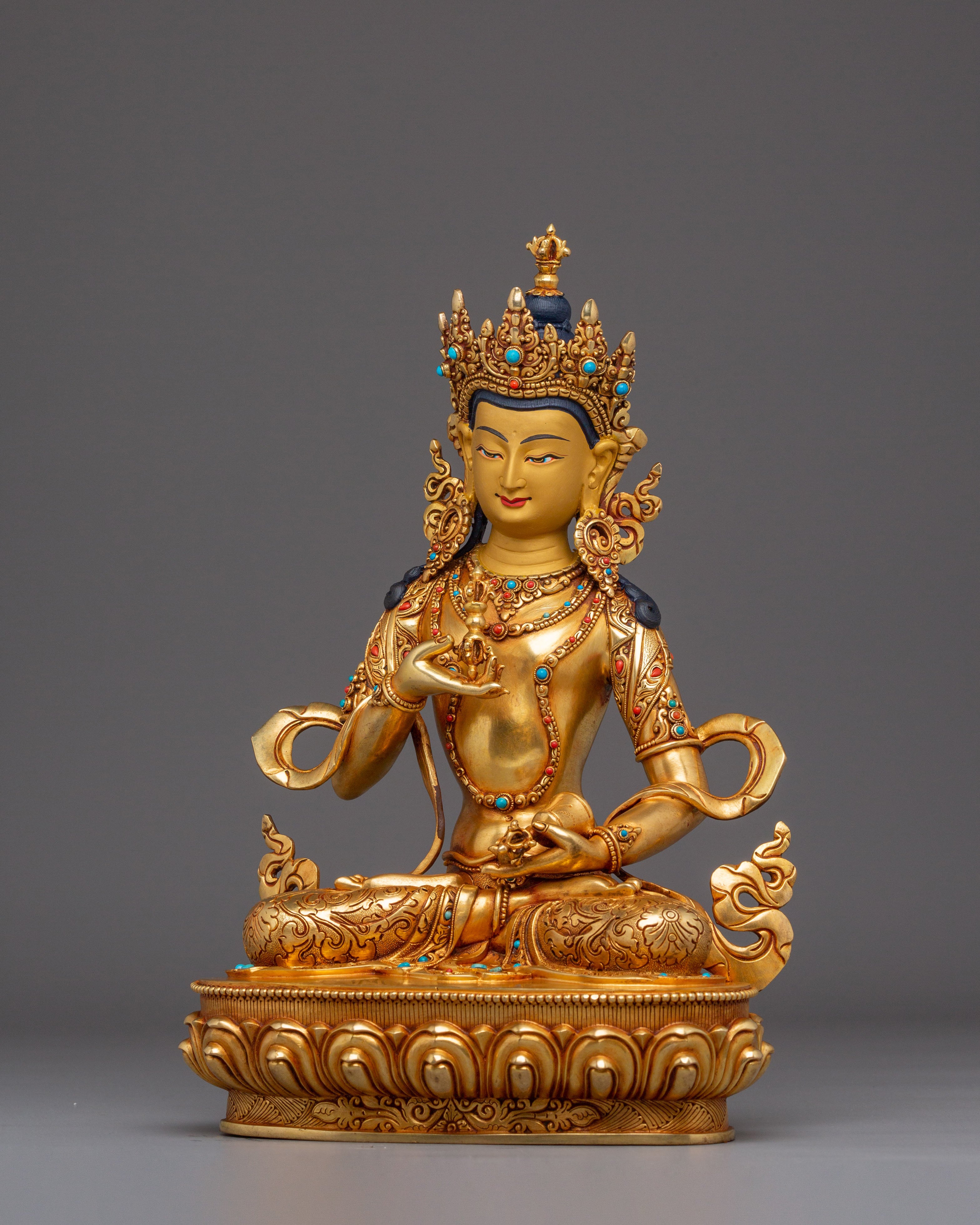 Supreme Purifier Vajrasattva Handmade Dorje Sempa Art | Tibetan Deity of Purification