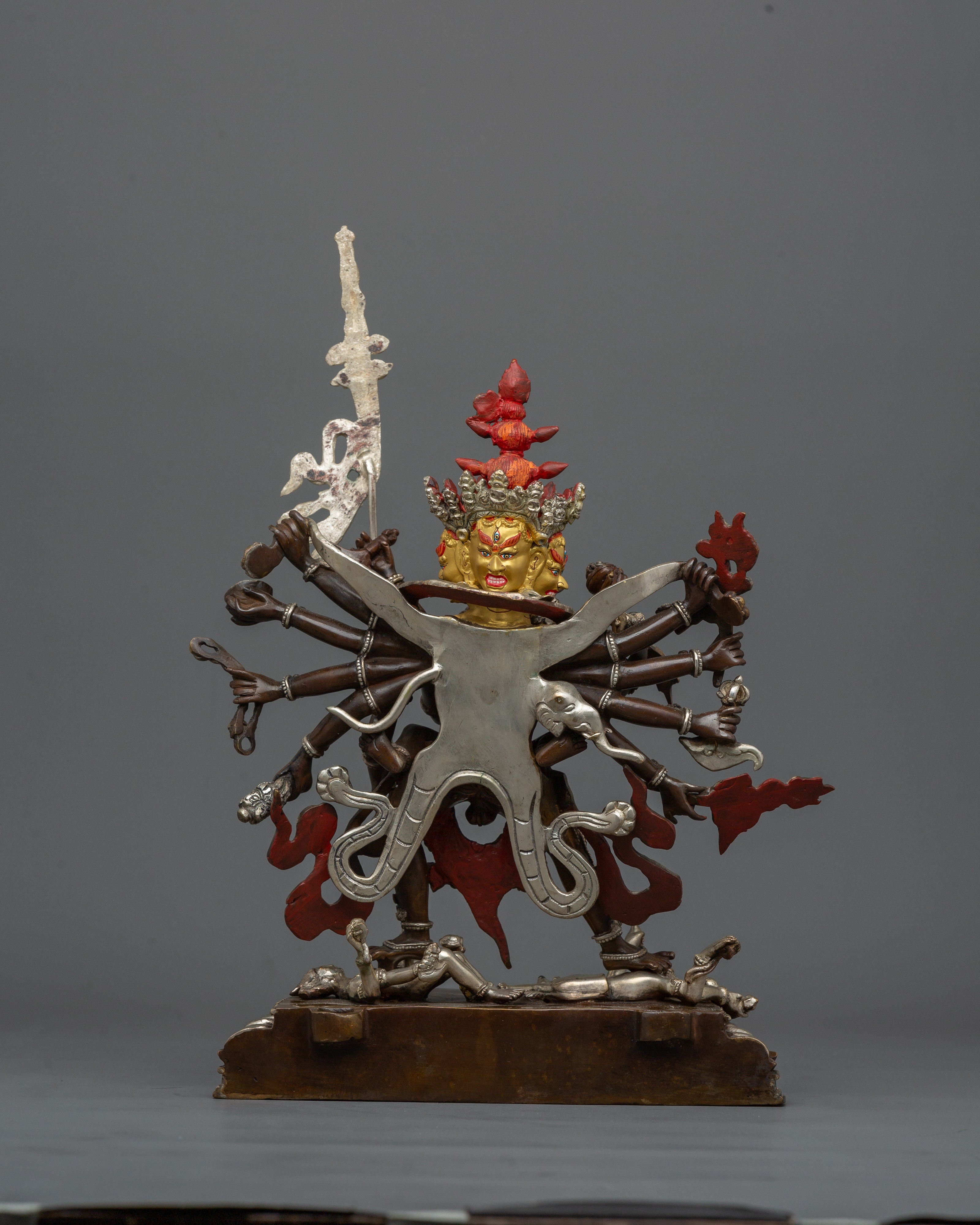 Tibetan Tantric Buddhist Chakrasamvara Statue | The Union of Wisdom