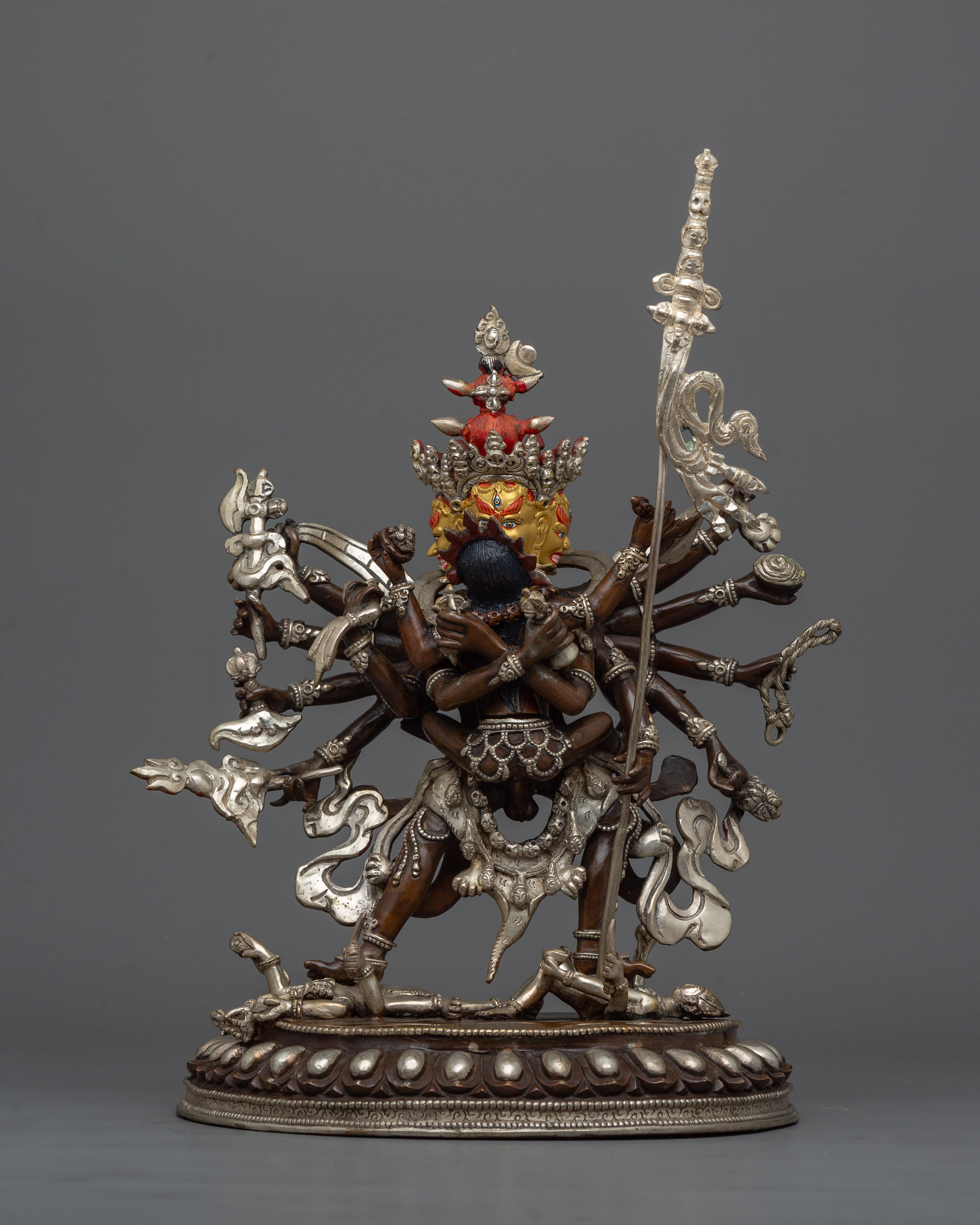 Tibetan Tantric Buddhist Chakrasamvara Statue | The Union of Wisdom