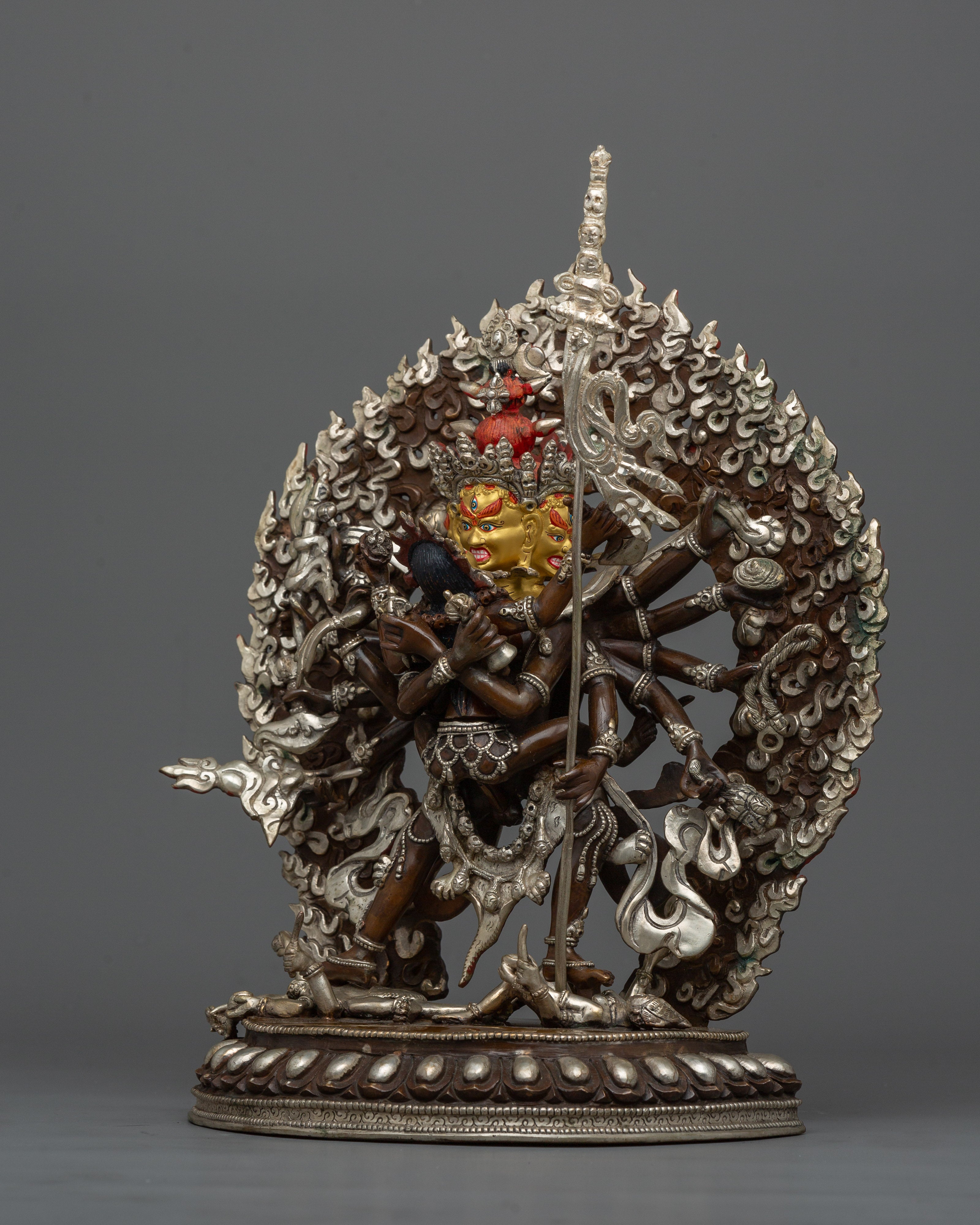 Tibetan Tantric Buddhist Chakrasamvara Statue | The Union of Wisdom