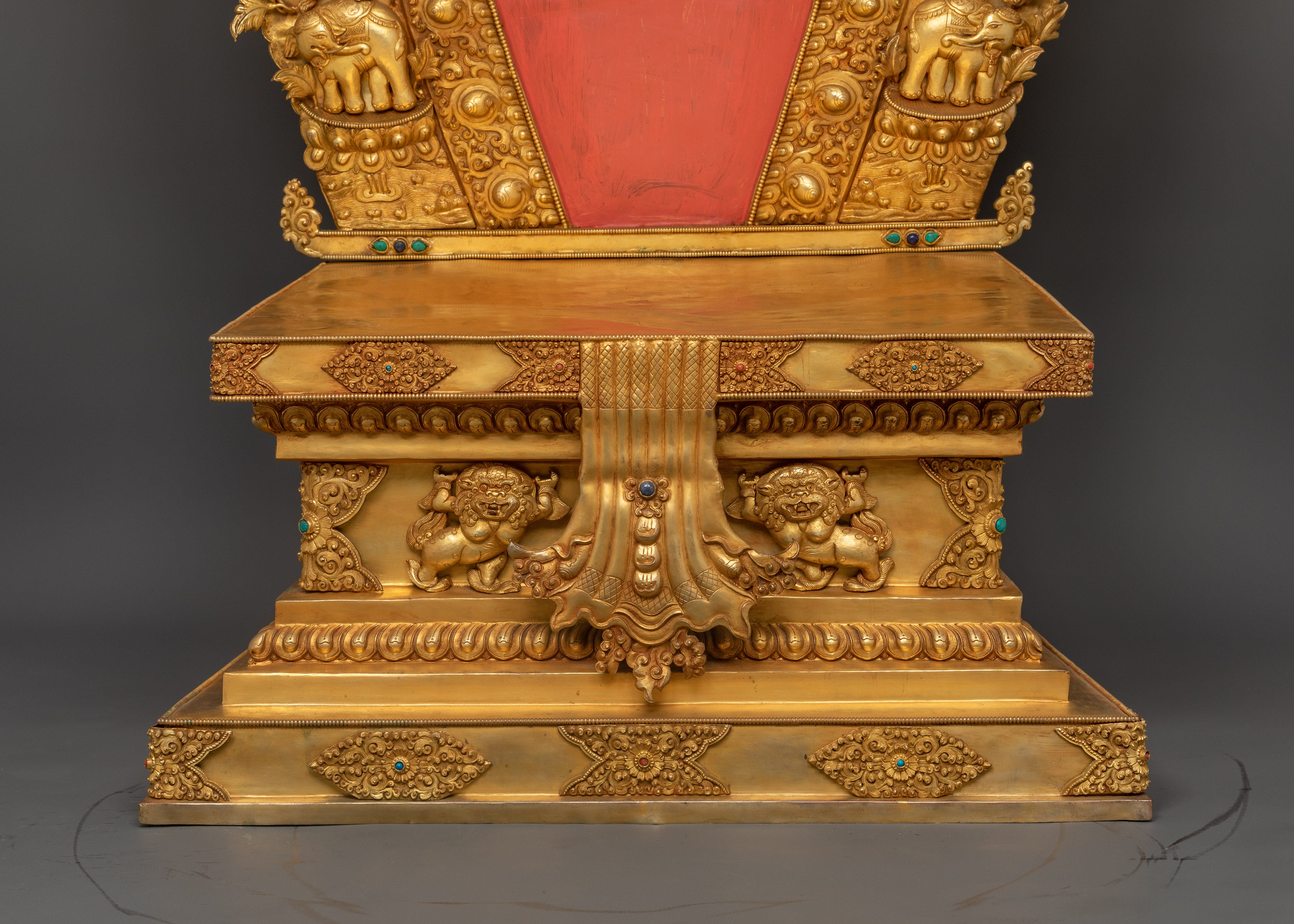 Shakyamuni Buddha Sacred Rupa | 24K Gold Gilded Copper Sculpture