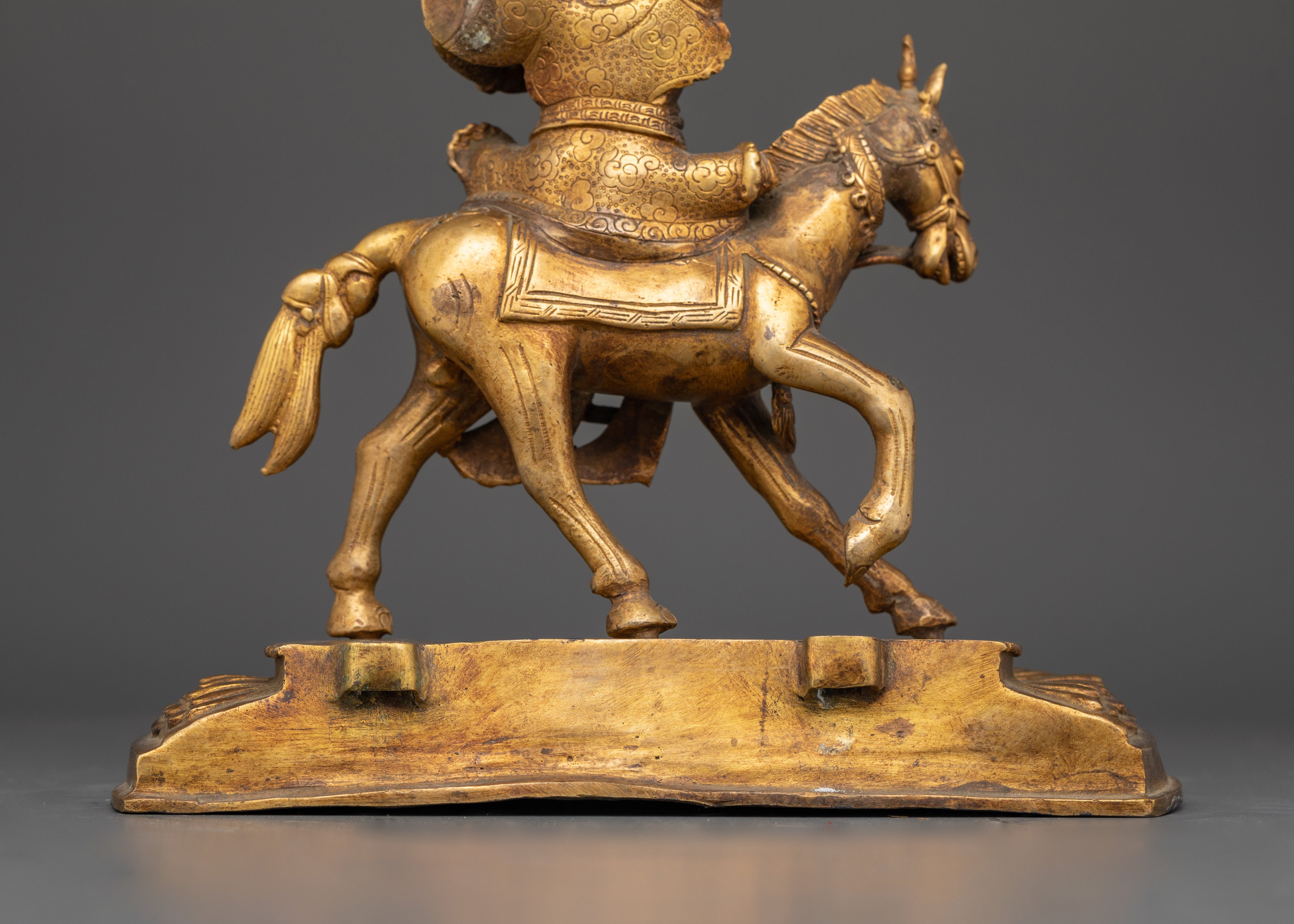 Fearless Lord King Gesar Statue | Handmade Buddhist Master