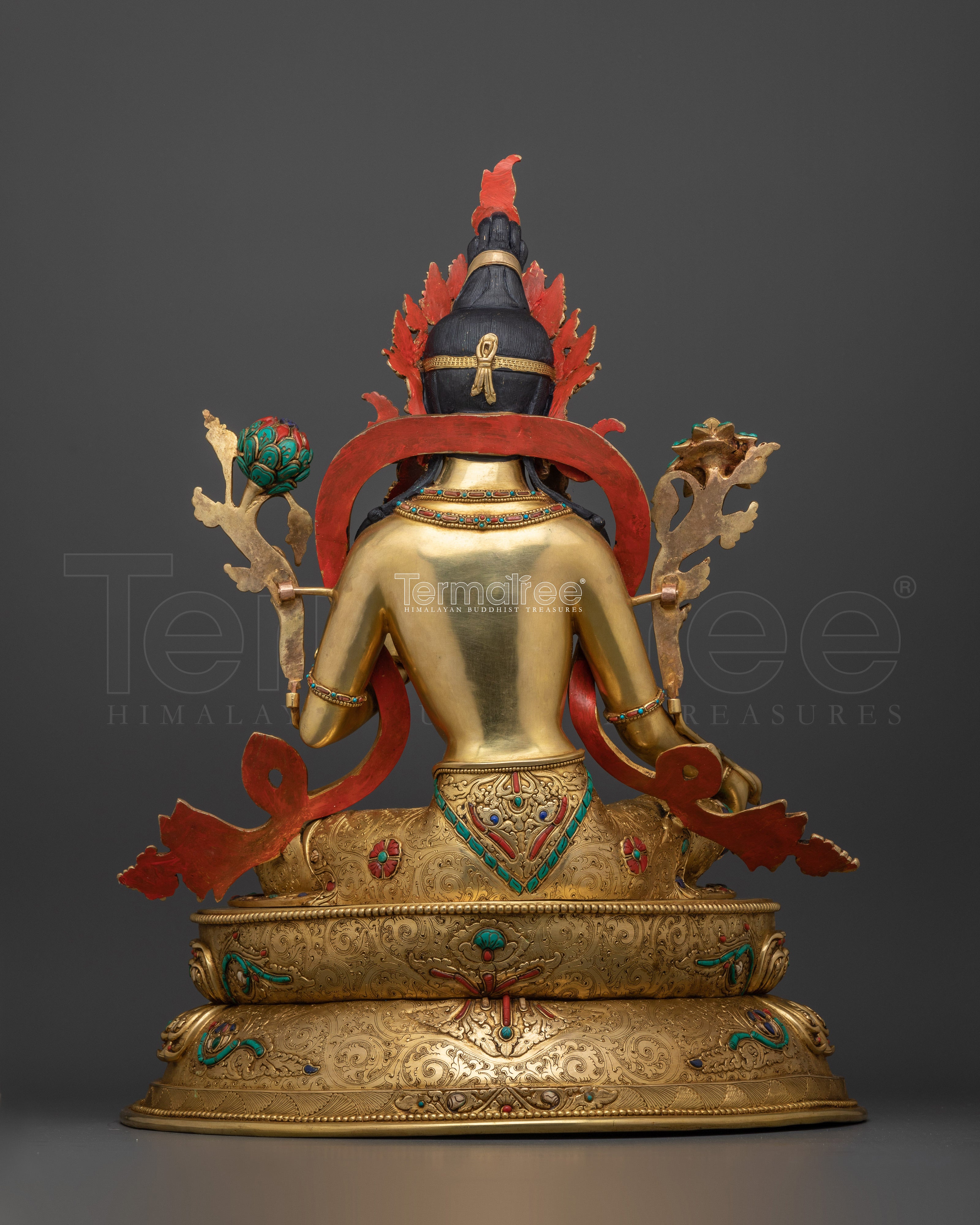 Spiritual Art Green Tara Statue | Sympathetic Mother of All Buddha