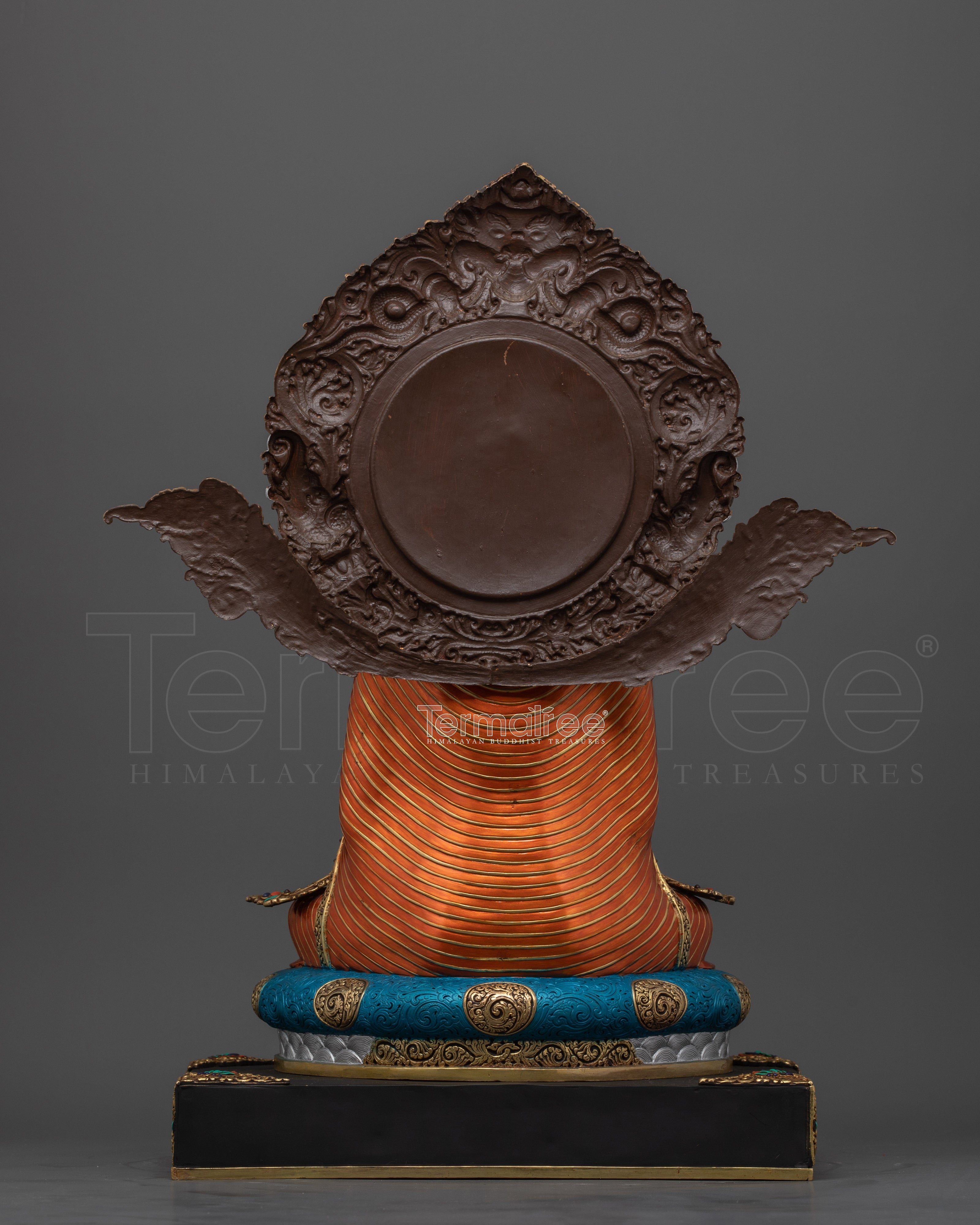 Maitreya Buddha of the Future Statue | Spiritual Sculpture in Dharmachakra mudra