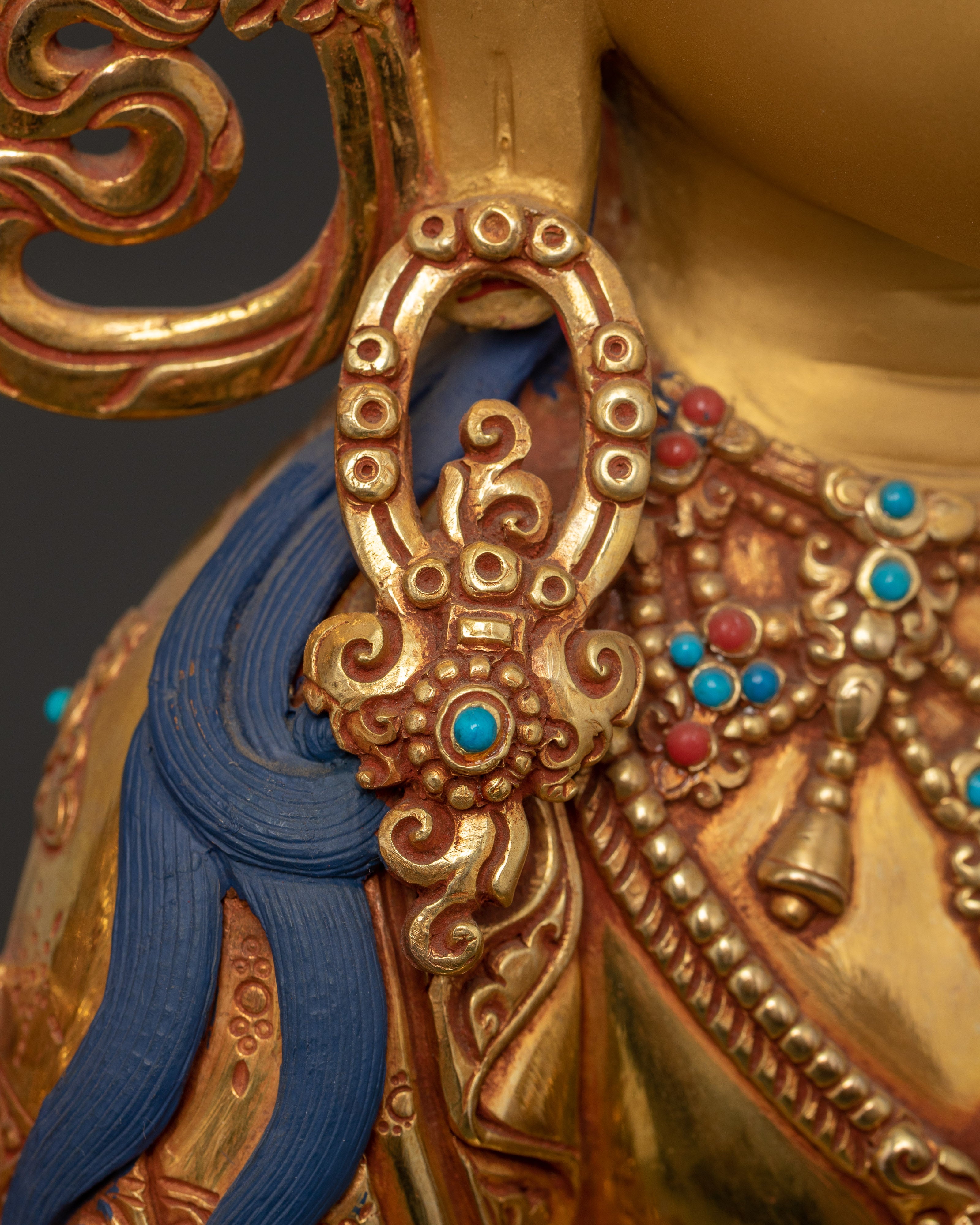 Buddha Maitreya Sculpture | Handcrafted Deity In Dharmachakra Mudra