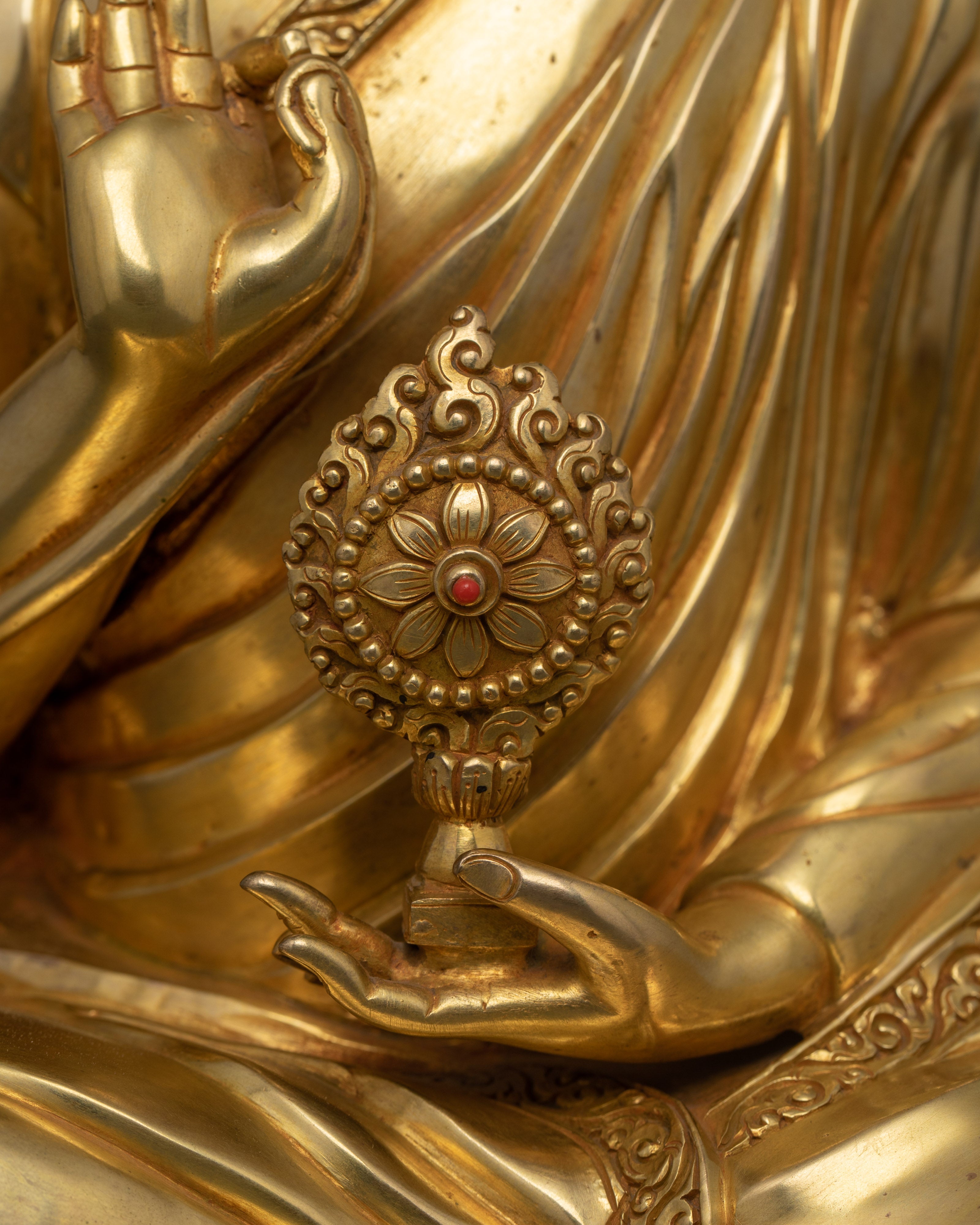 His Holiness Dalai Lama Figurine | Tibetan Spiritual Leader