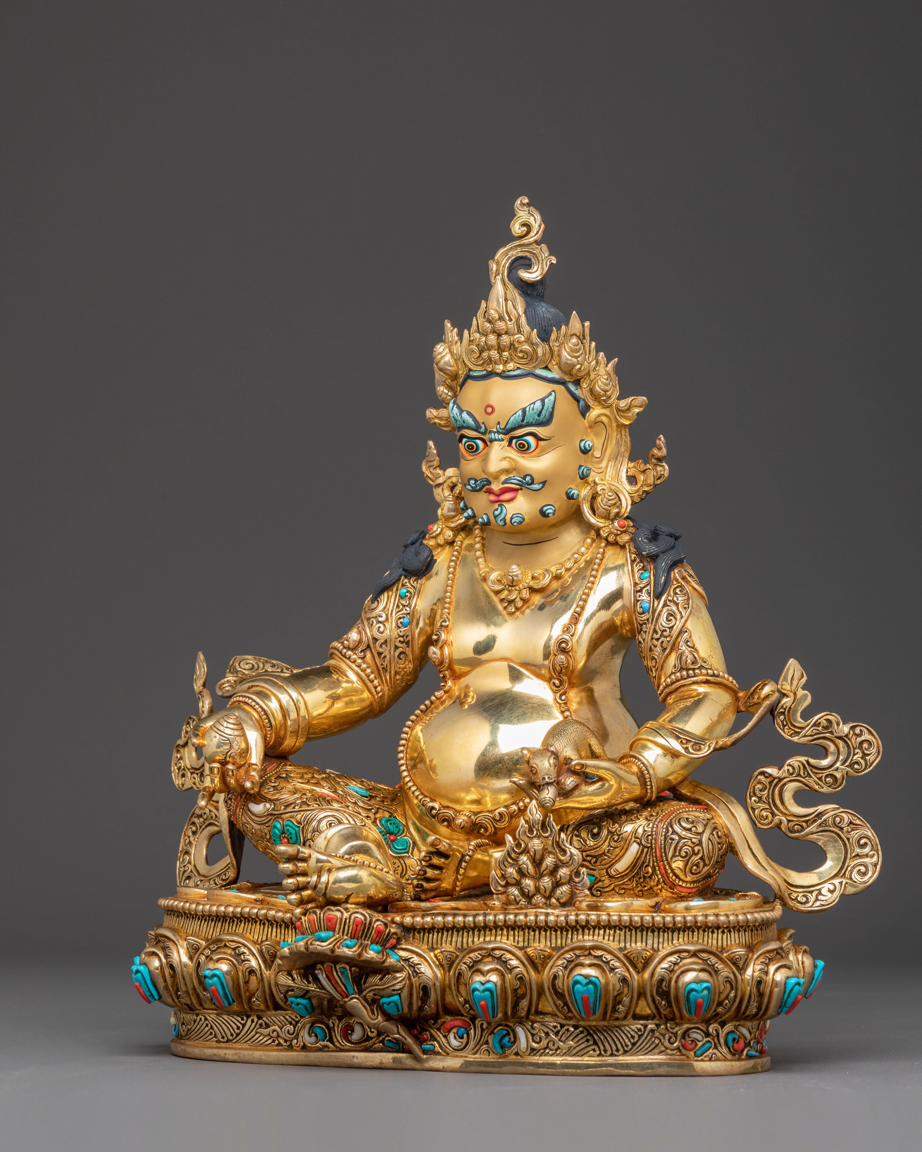 Figurine of Wealth Icon Dzambhala | Guardian of Prosperity