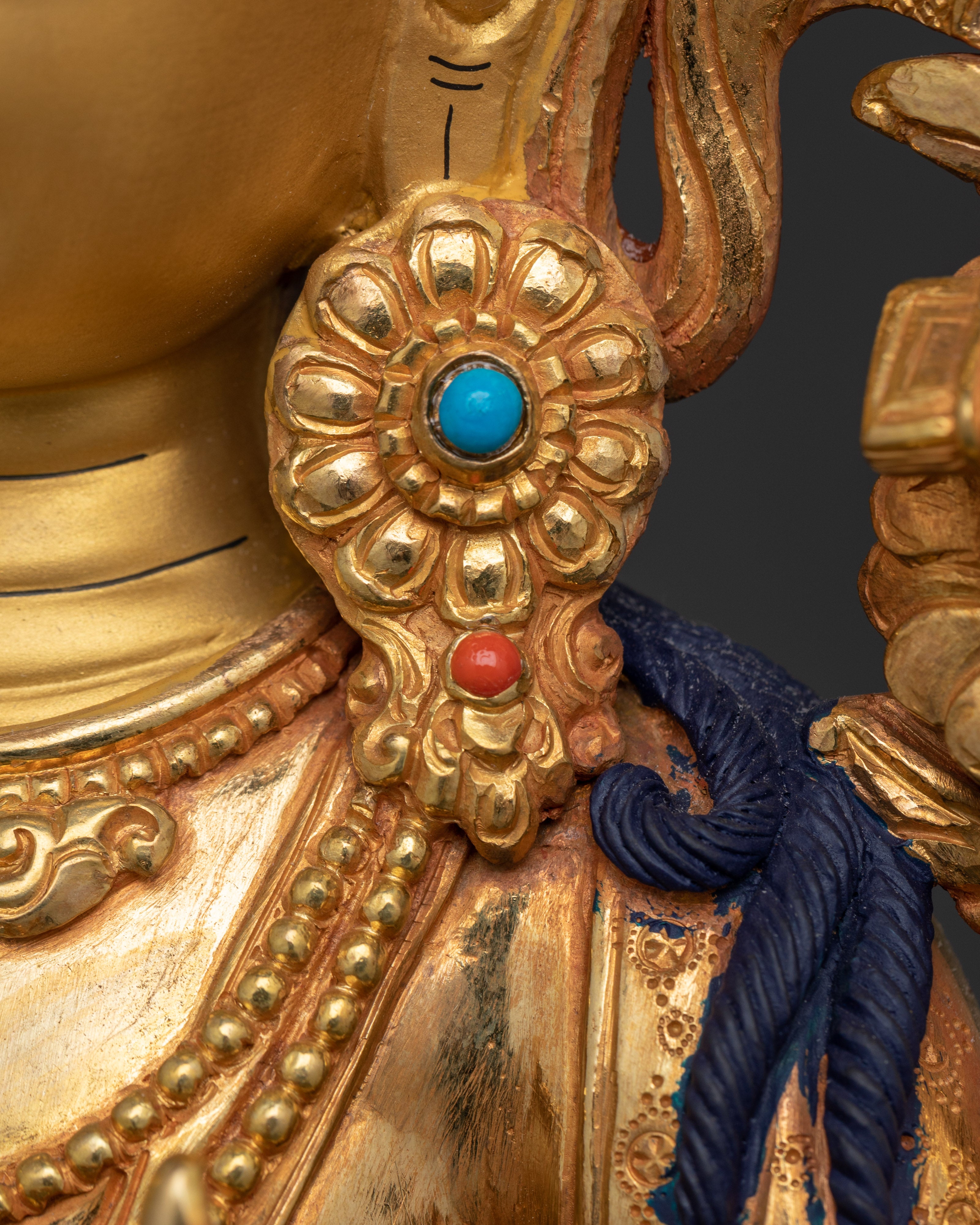 God of Swords Manjushri | Handmade Tibetan Art