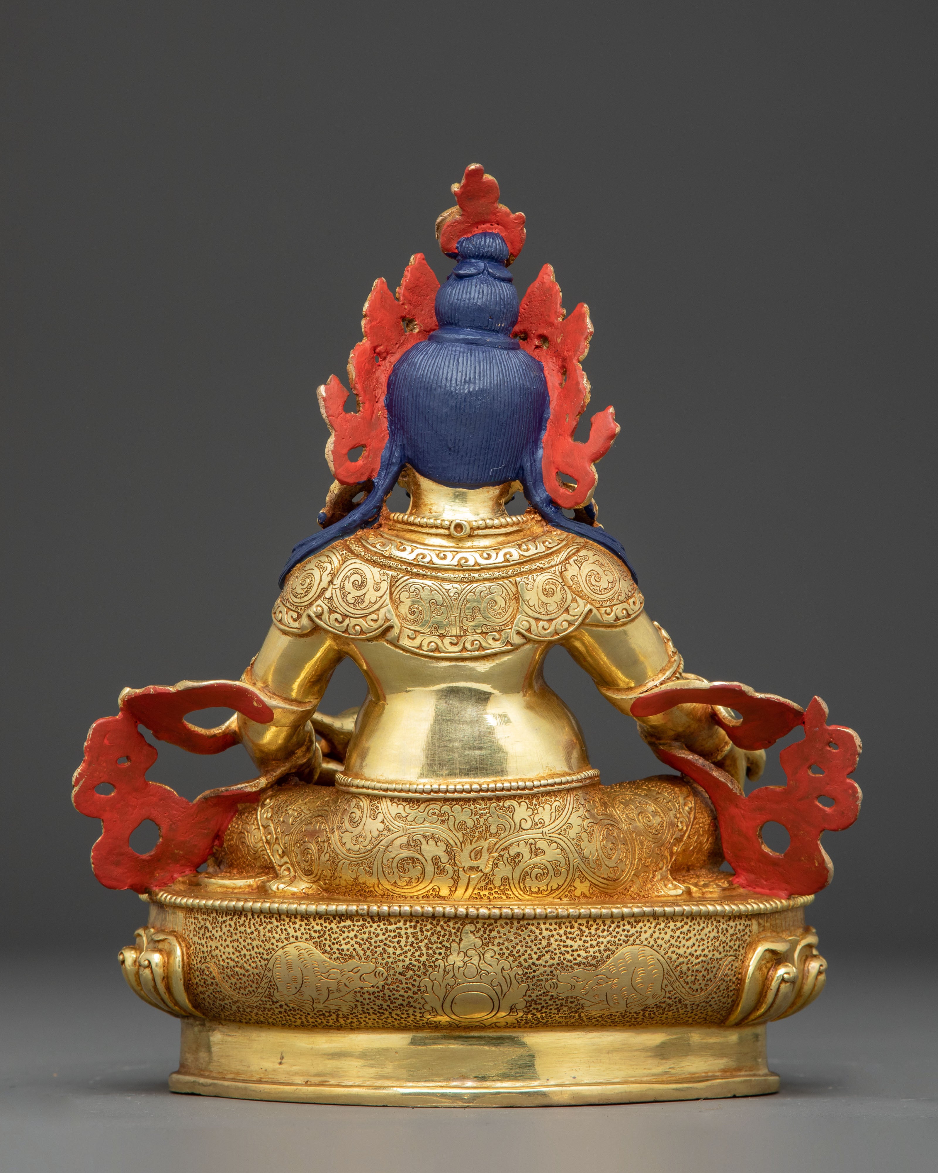 Sculpture of Dzambhala: Buddhist Wealth Icon | Home Altar Decor