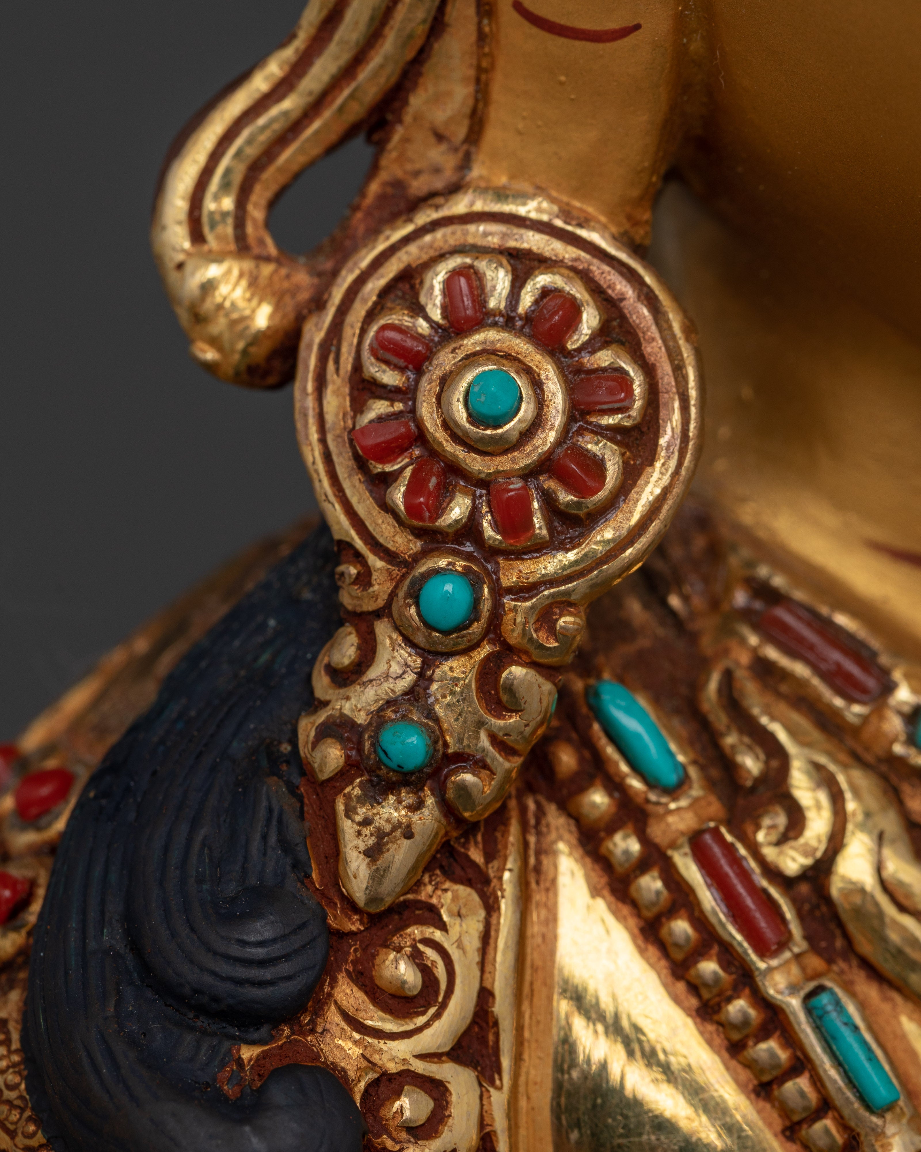 Sacred Mantra of Chenrezig Practice Statue | Spiritual Home Decor for Inner Peace