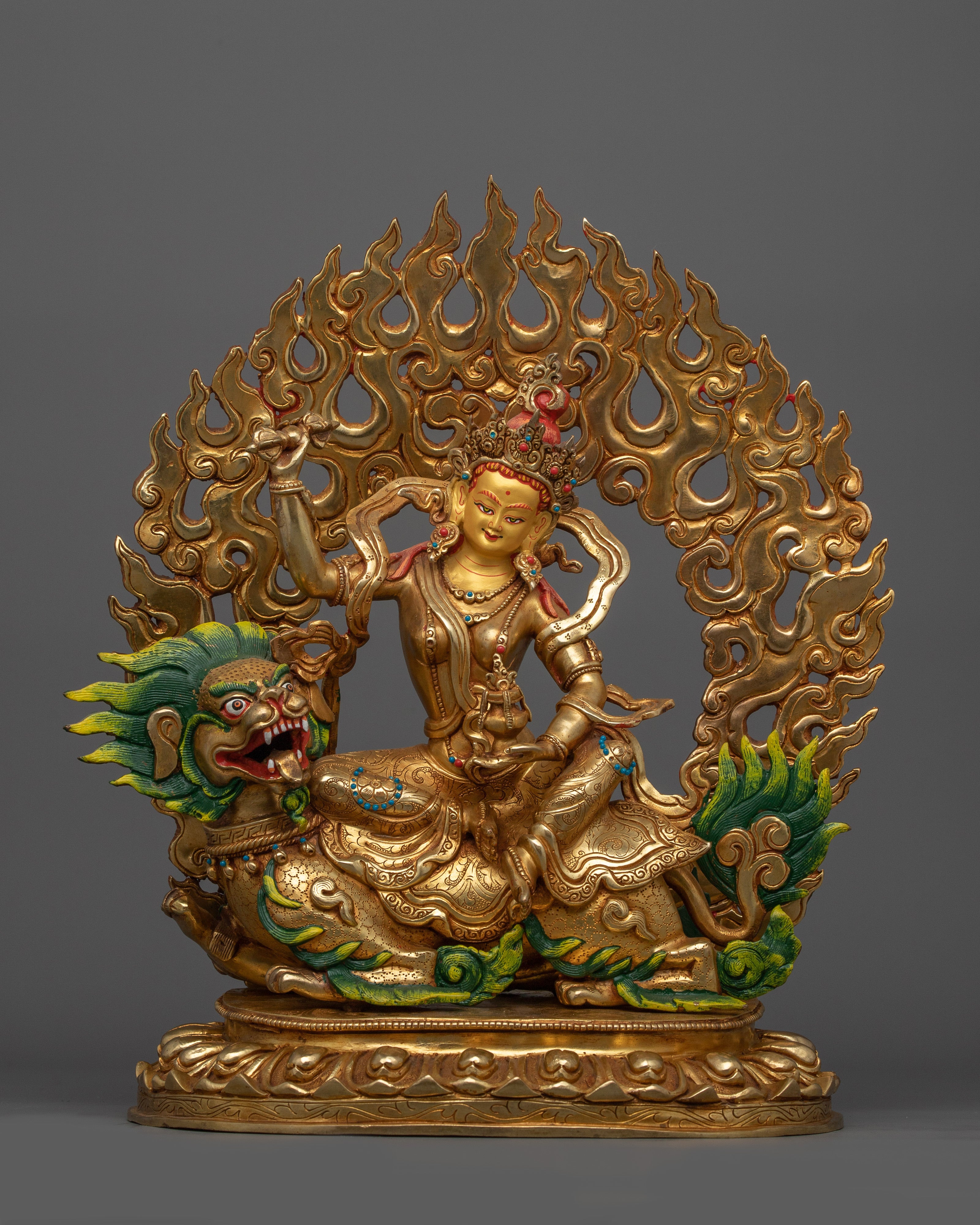 Tibetan Goddess Tashi Tseringma Statue