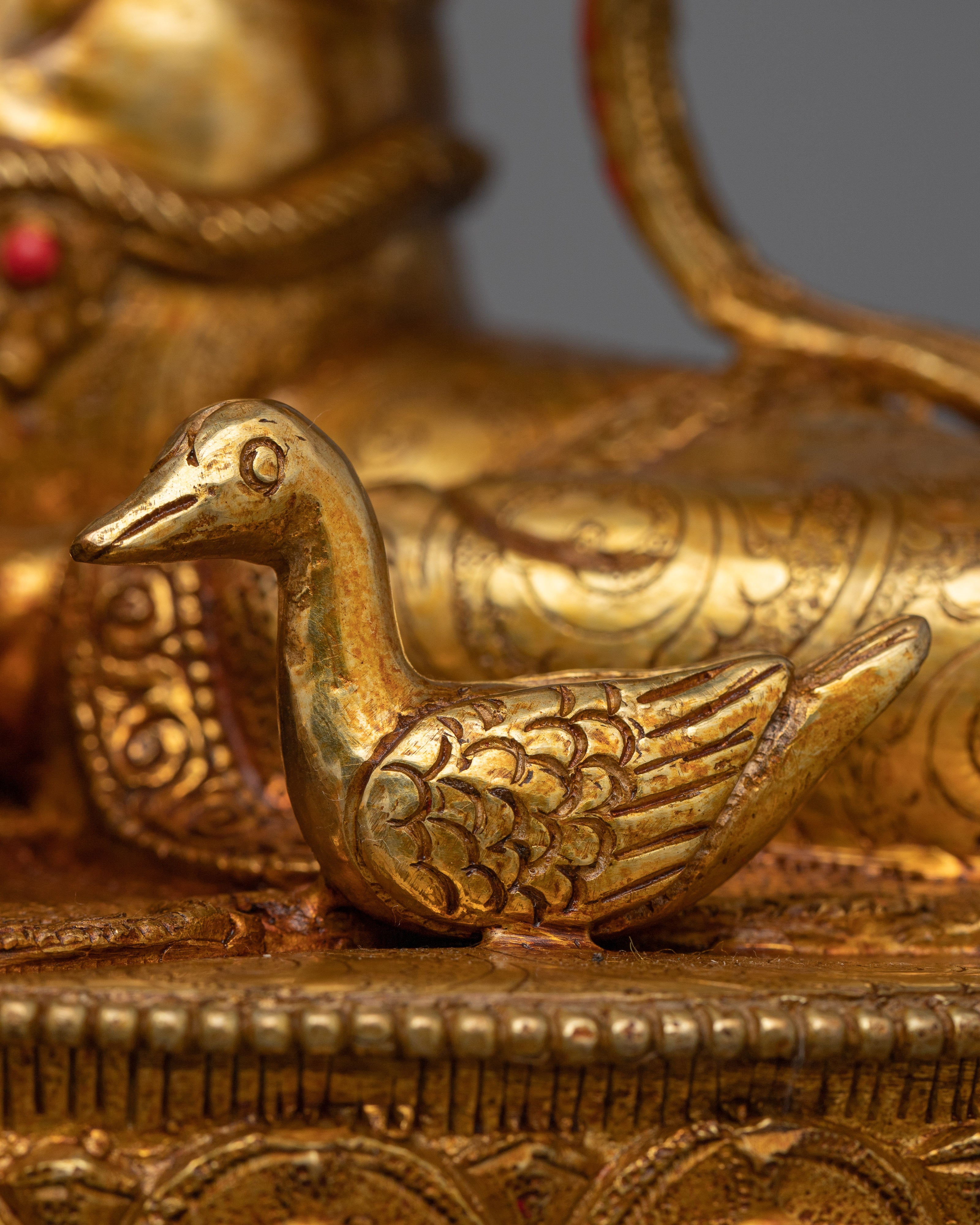 Saraswati Hindu Goddess of Knowledge | Handcrafted Religious Altar Statue