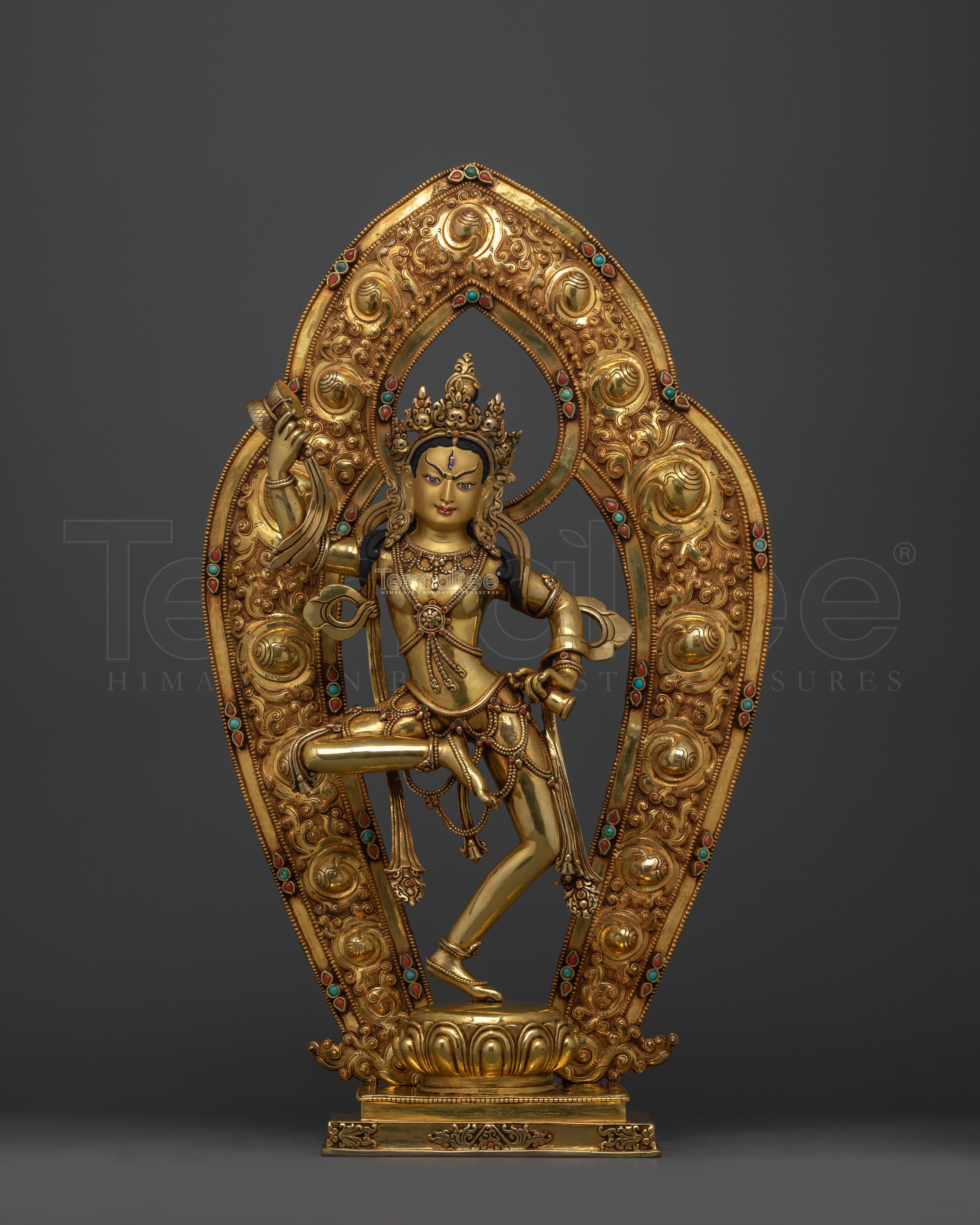Dakini Machig Labdron Statue | 13.8-Inch Tantric Wisdom Holder
