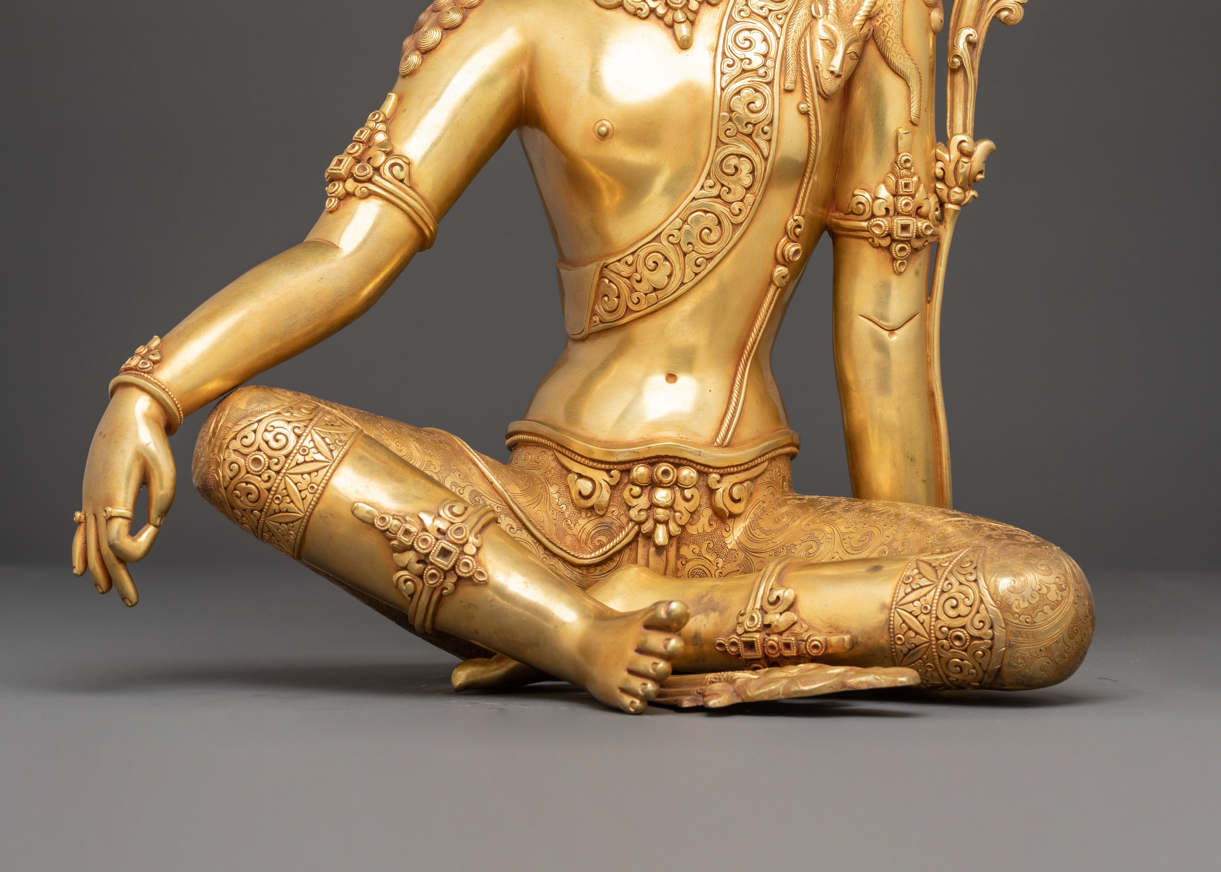 Himalayan Art of Lokeshwor Bodhisattva of Compassion | Divine Protector