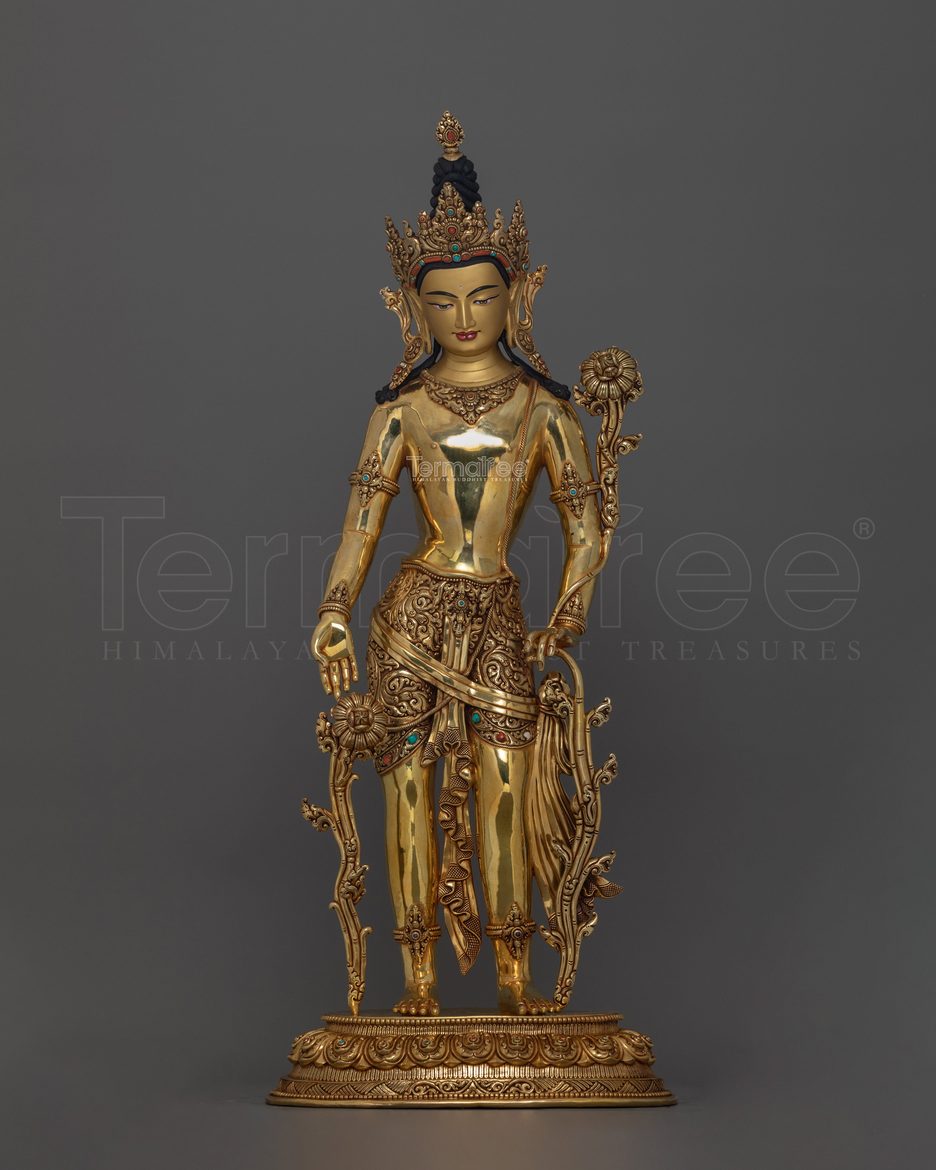Handcrafted Padmapani Bodhisattva | Buddhist Sculpture