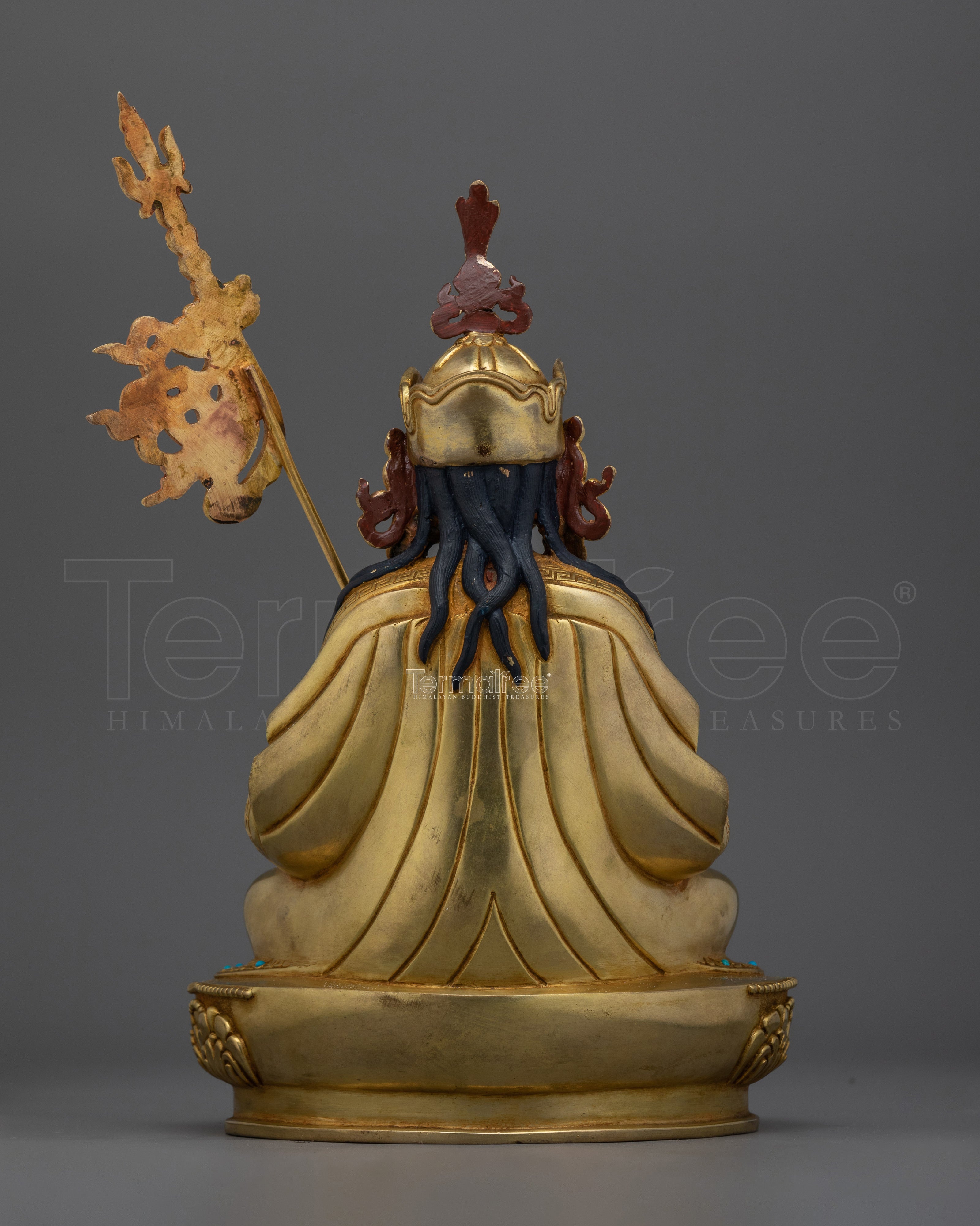 Guru Rinpoche Meditation Practice Statue | Tibetan Buddhist Master for Spiritual Practices