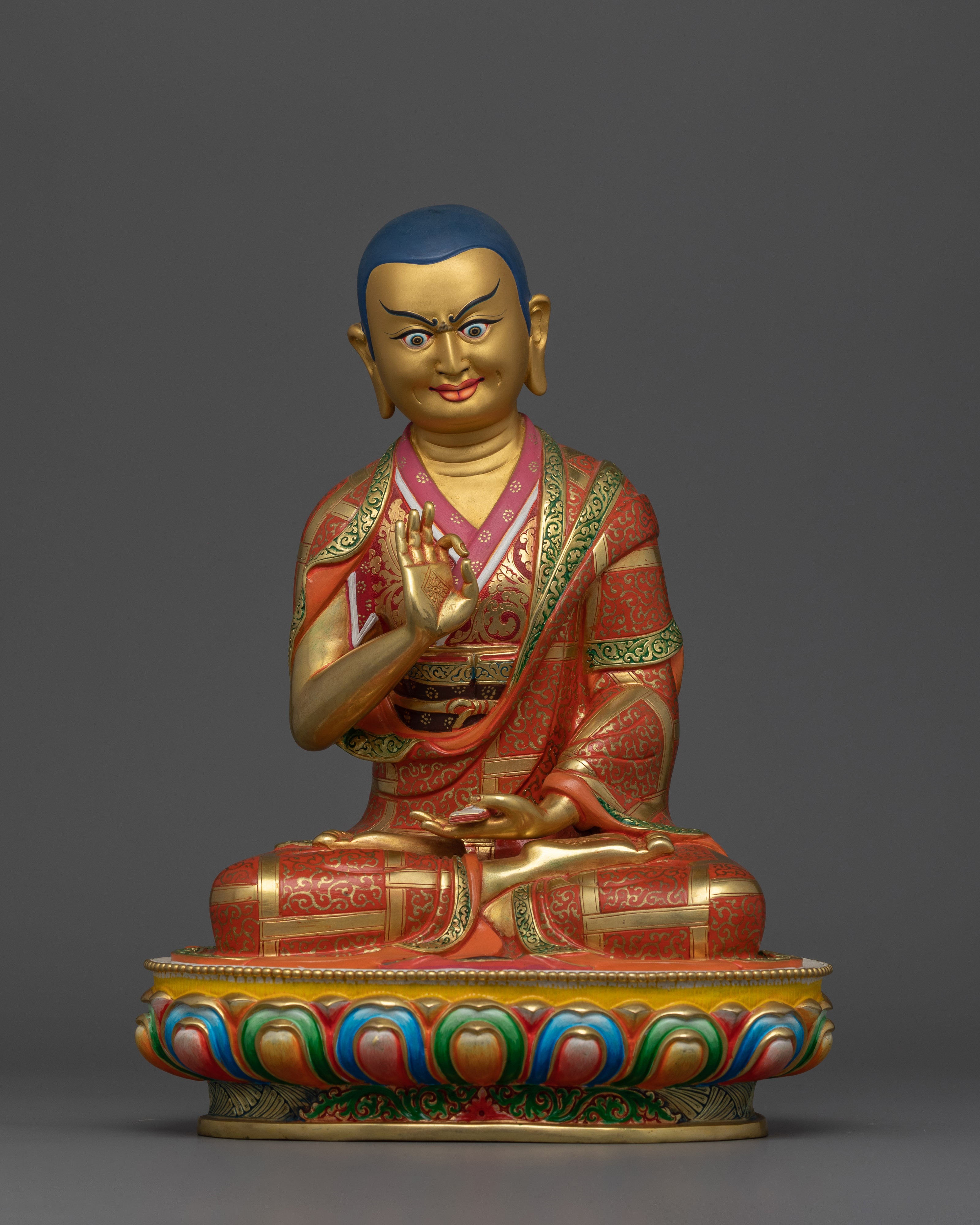 Tsong Khapa Set With His Deciples