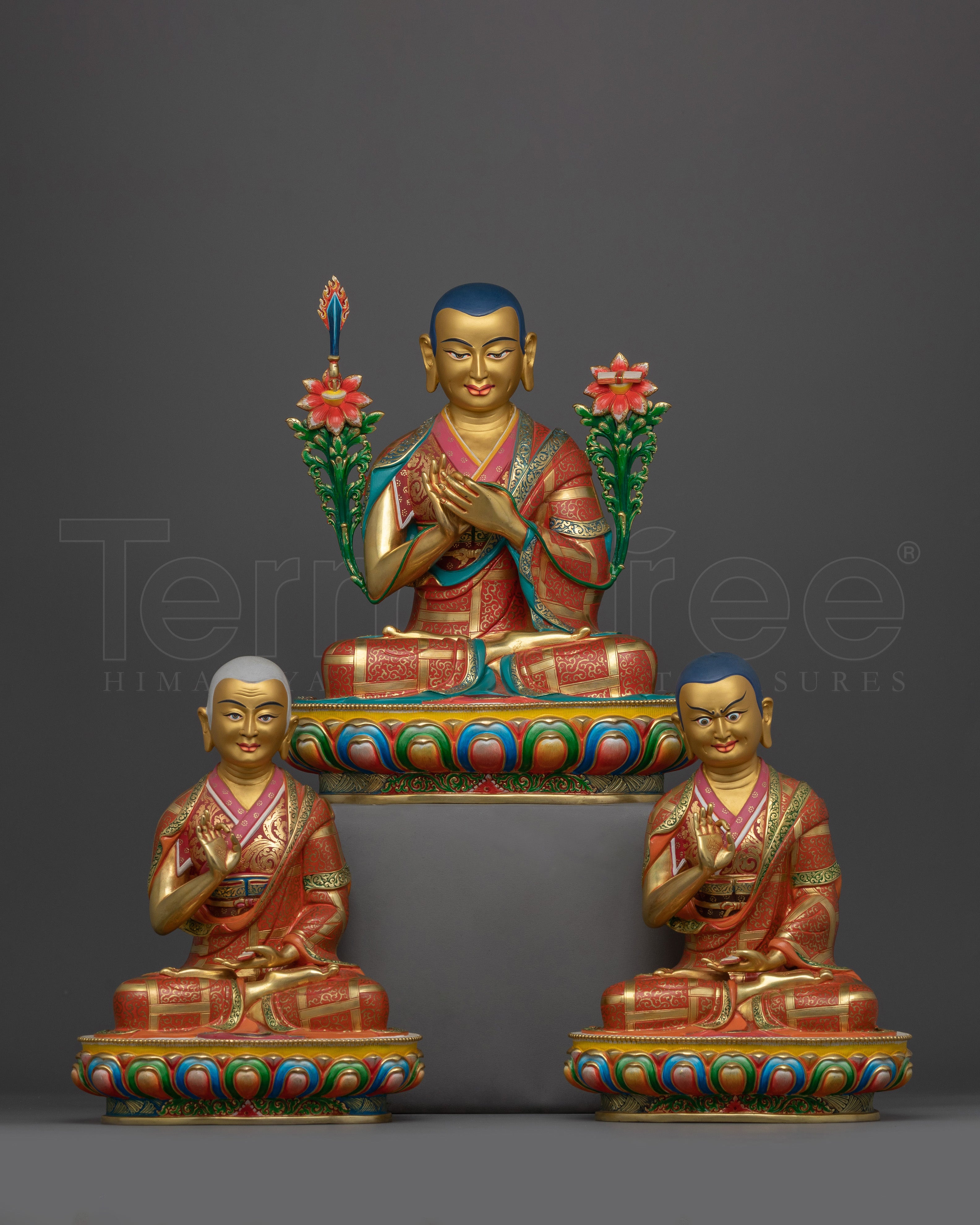 Tsong Khapa Set With His Disciple| Life and Teachings of Tsong Khapa