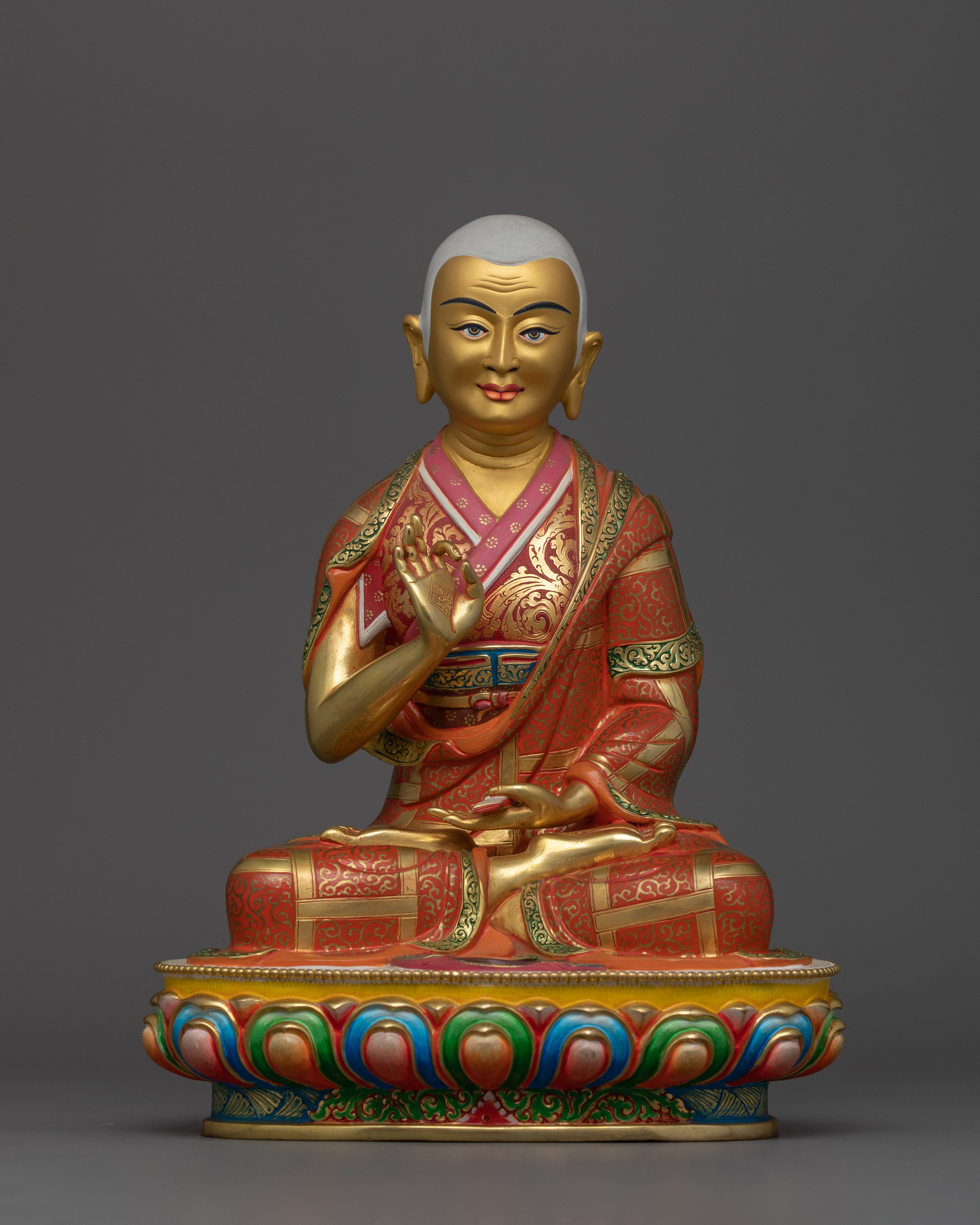 Tsong Khapa Set With His Deciples