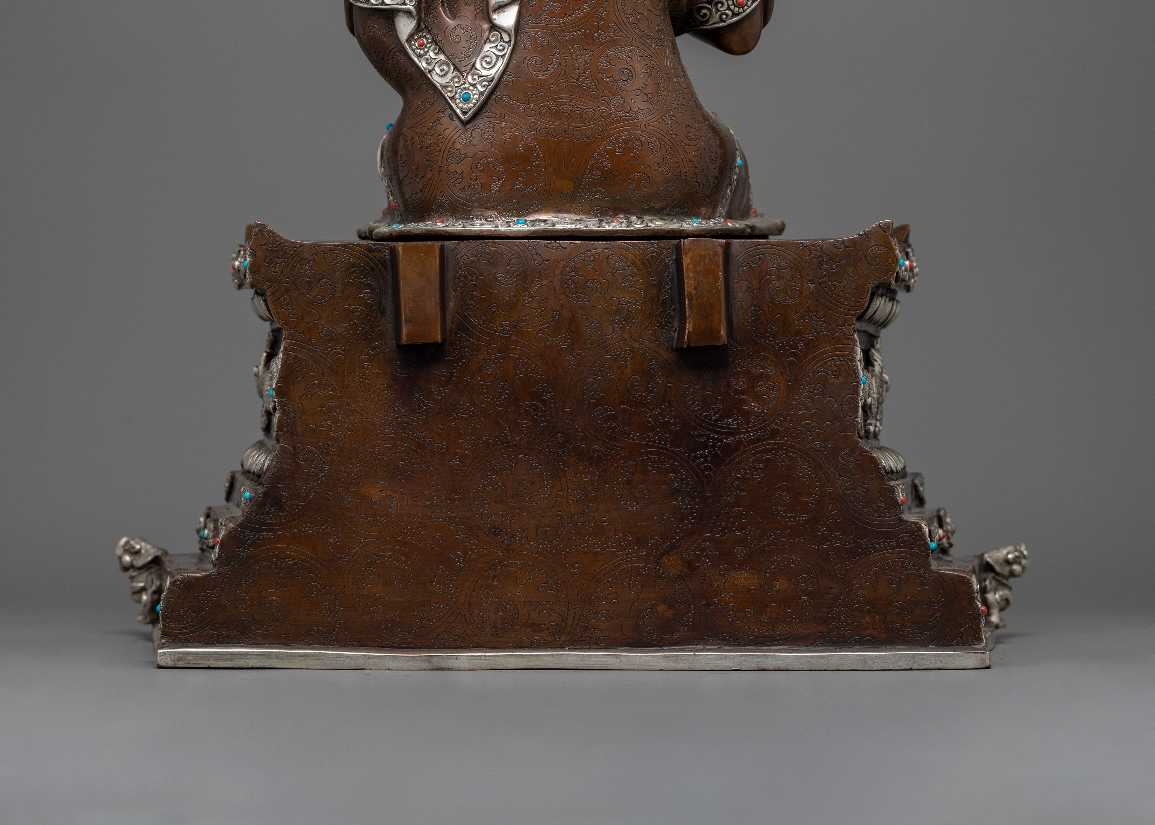 Oxidized Maitreya Buddha Lord of Love | Mahayana  Buddhist Altar Decor