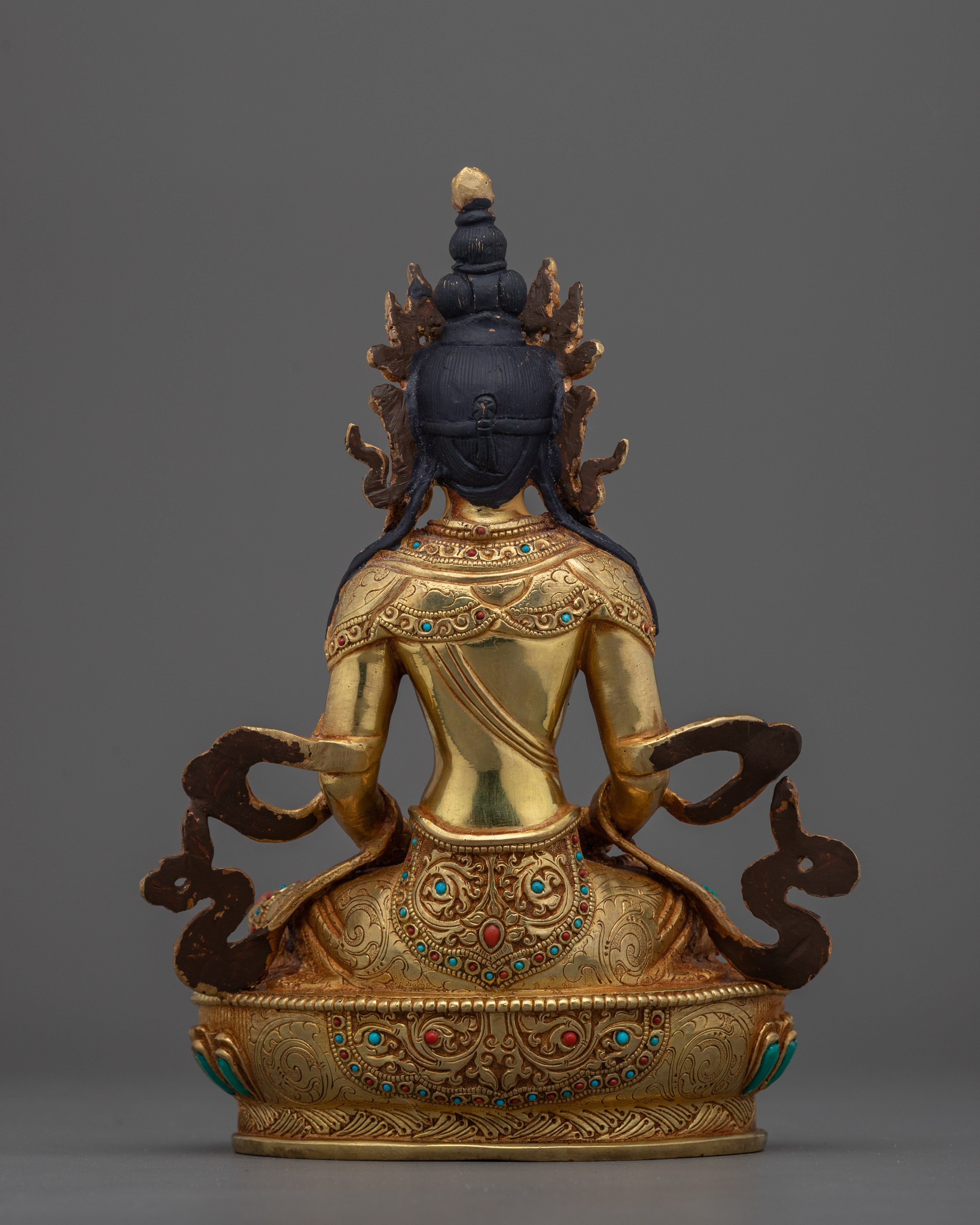 Eternal Life Amitayus | Handcrafted Tibetan Buddha Statue