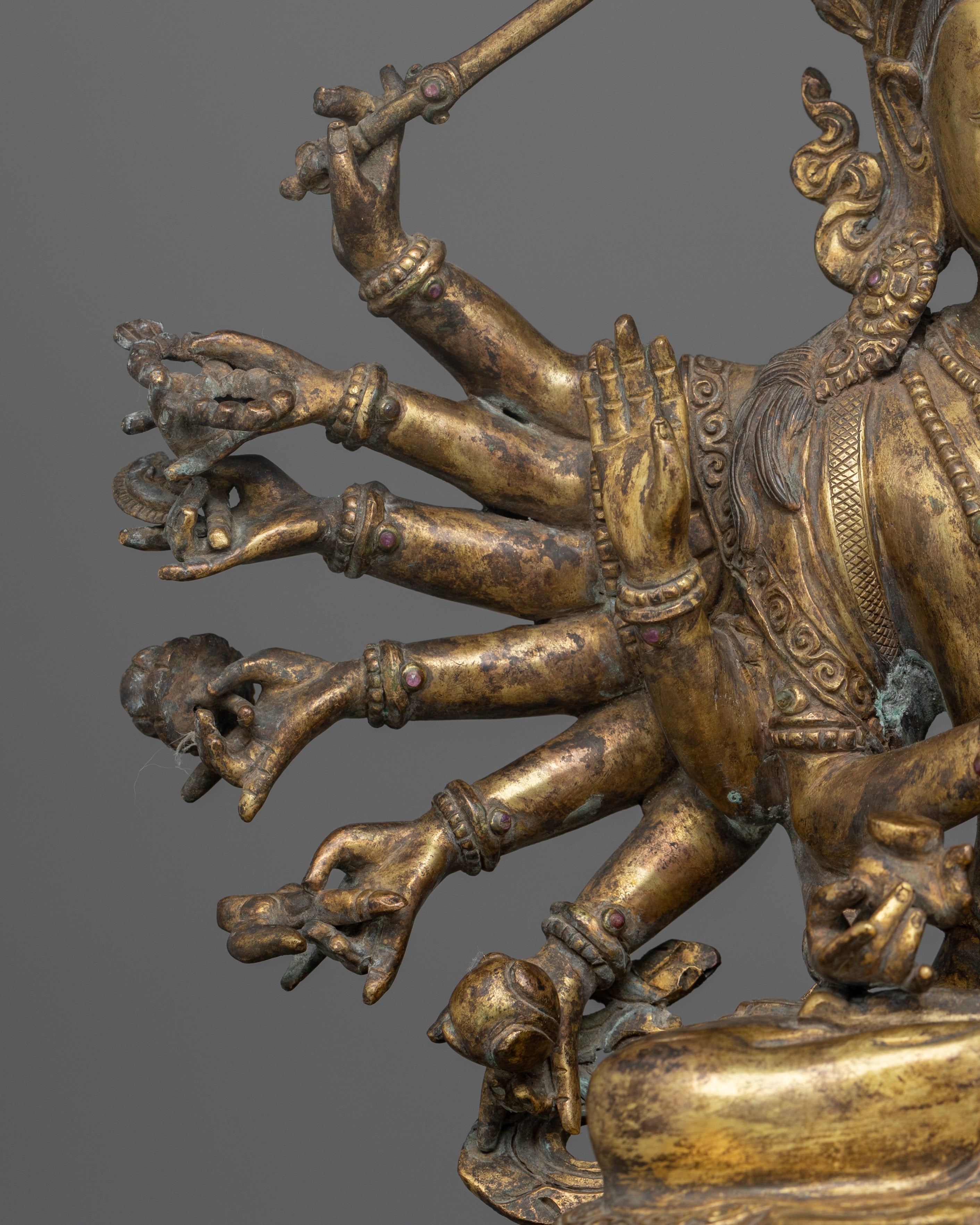 Antique Chundi Bodhisattva | Eighteen-Armed Deity
