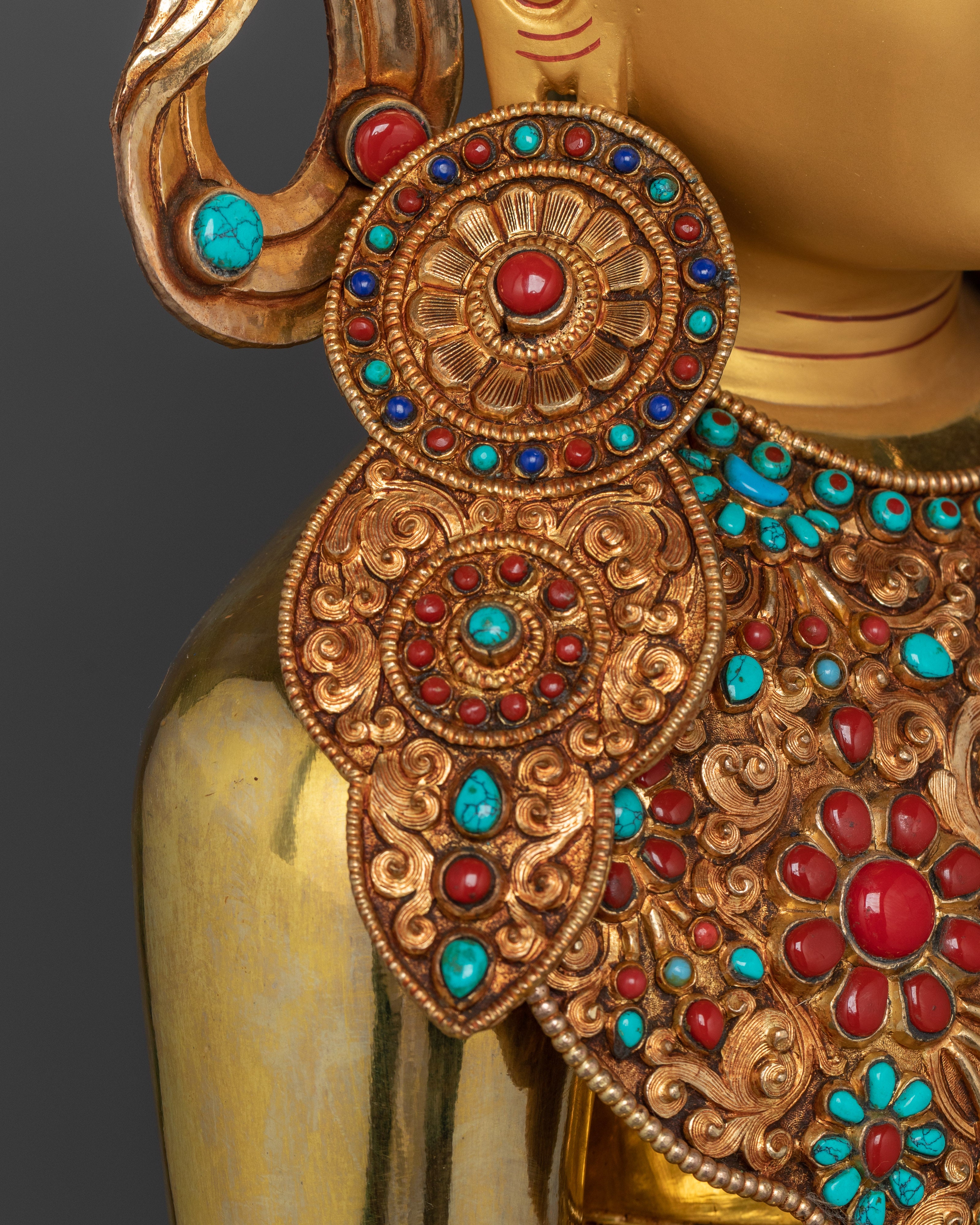 Crown Shakyamuni Enlightenment Buddha | Royal Buddha of Enlightenment and Wisdom