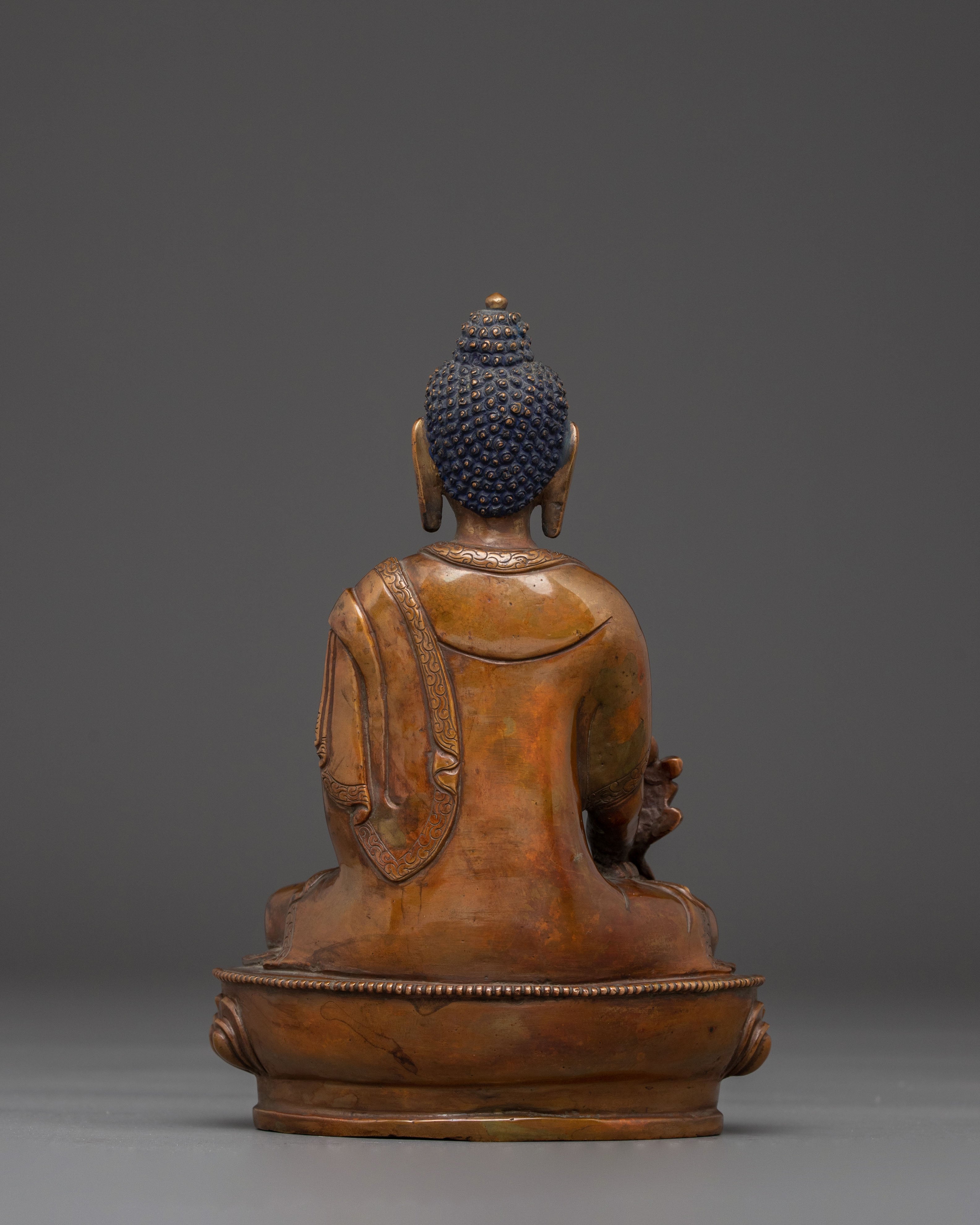 Himalayan Spiritual Healer Medicine Buddha Statue | Traditional Sculpture