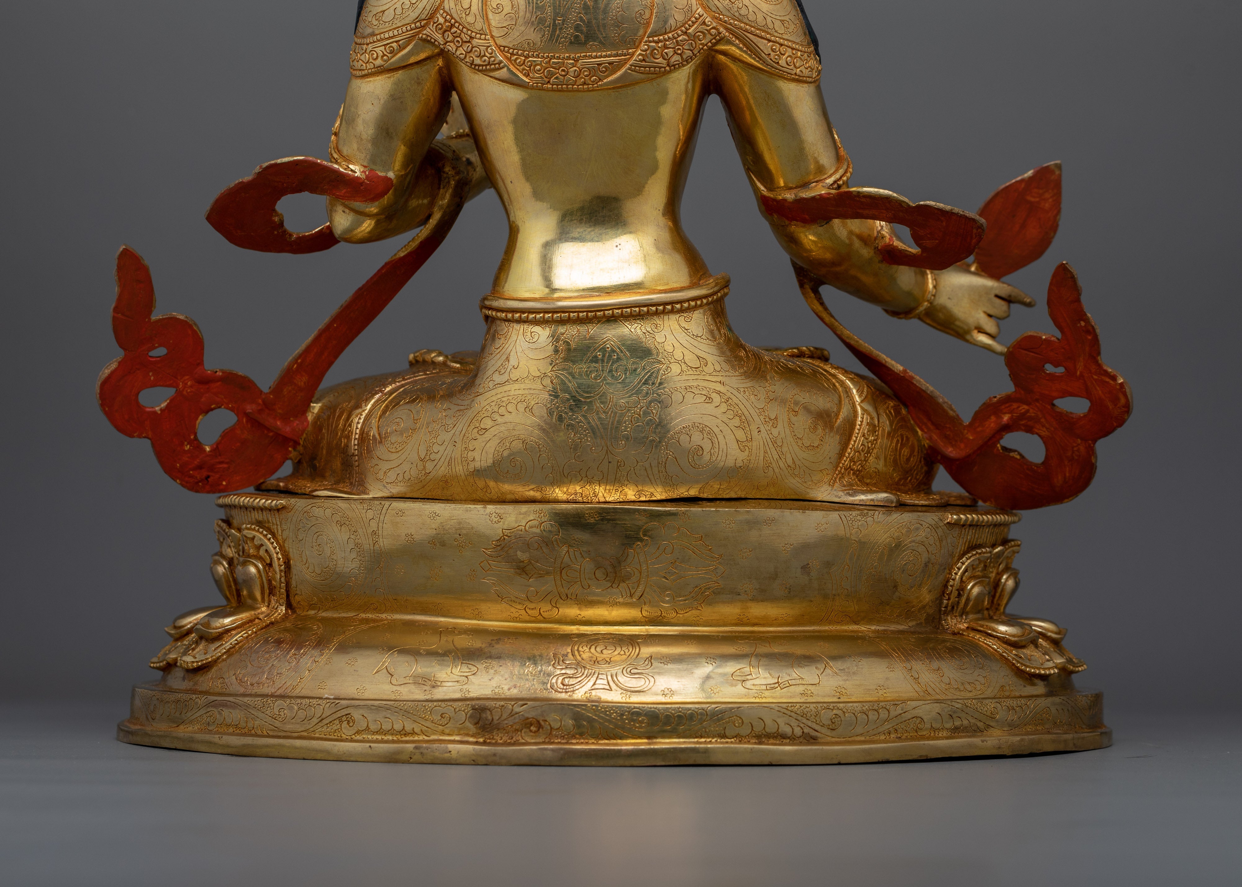 Handcarved Dukar Deity Statue | Symbol of Prosperity and Well-Being