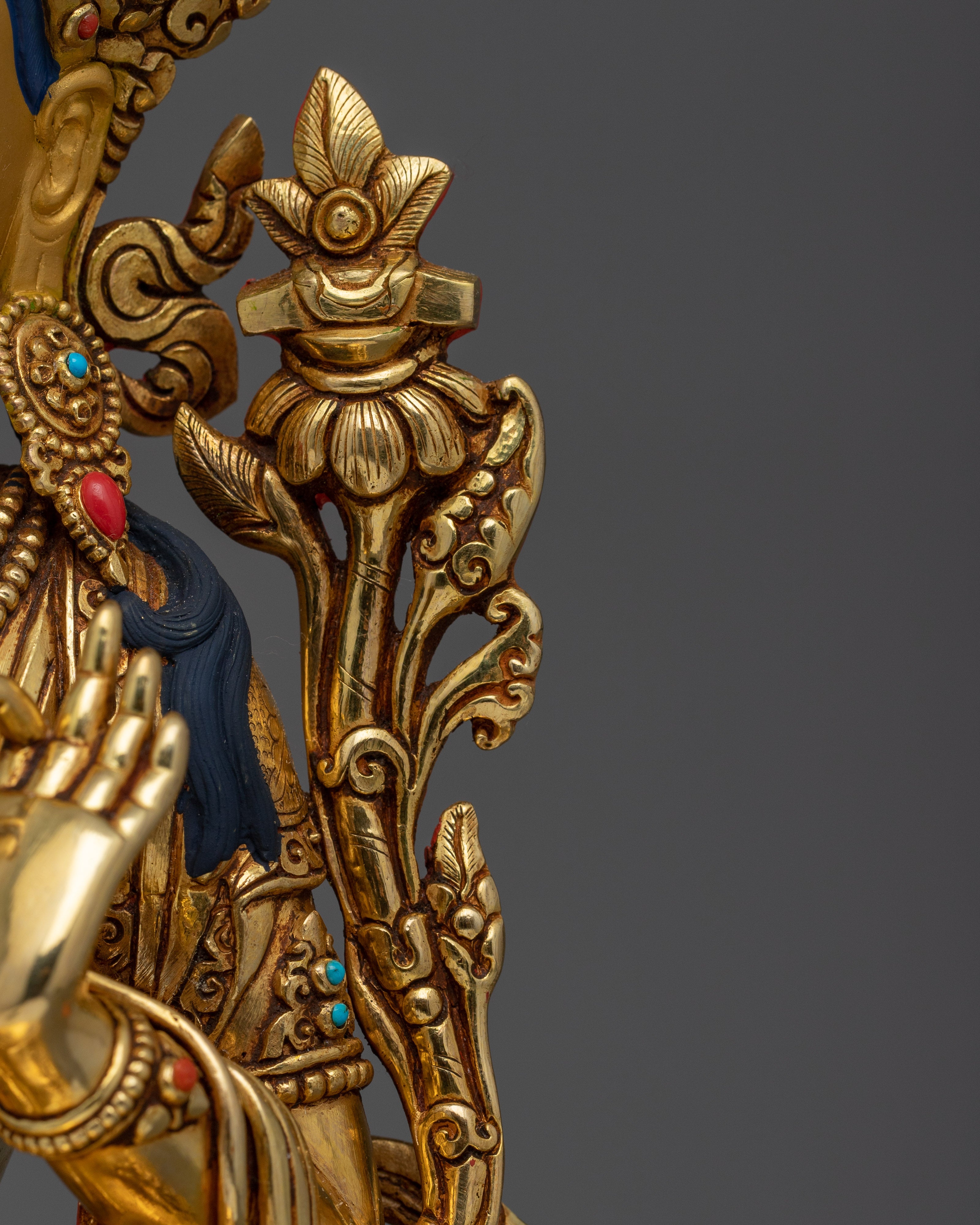 Handmade Bodhisattva Manjushri Statue | Wisdom and Enlightenment