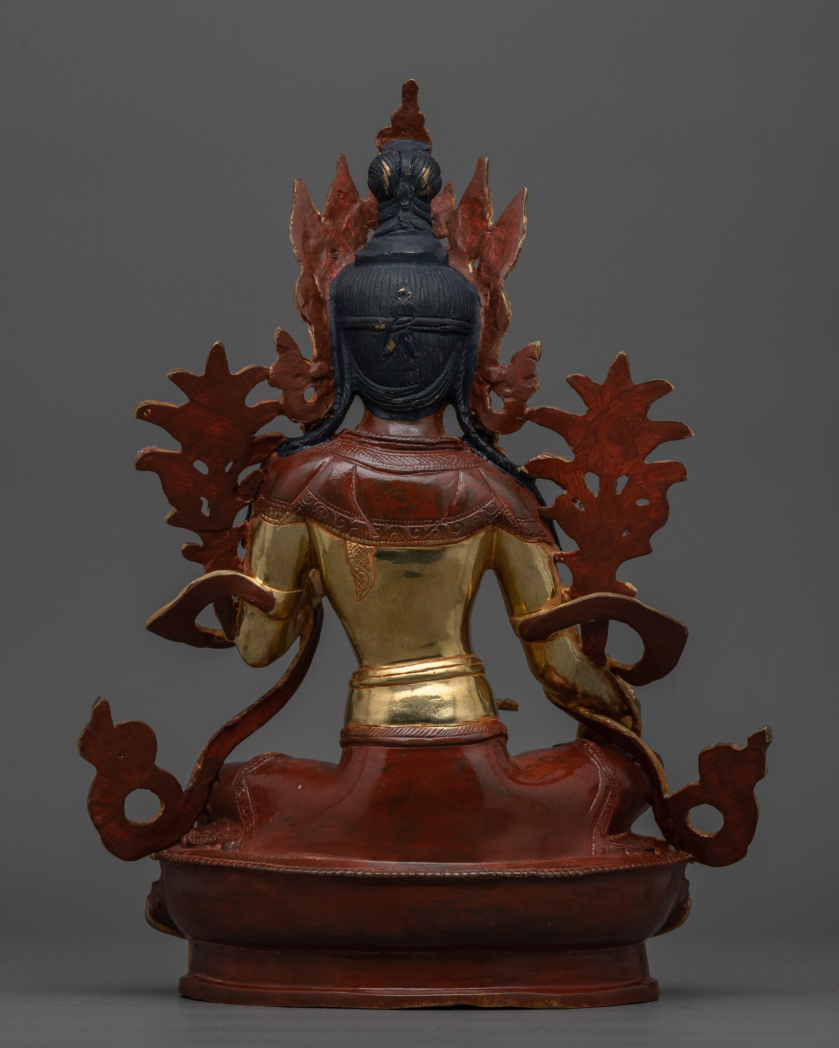 Green Tara Mantra Statue | Symbol of Compassion and Protection