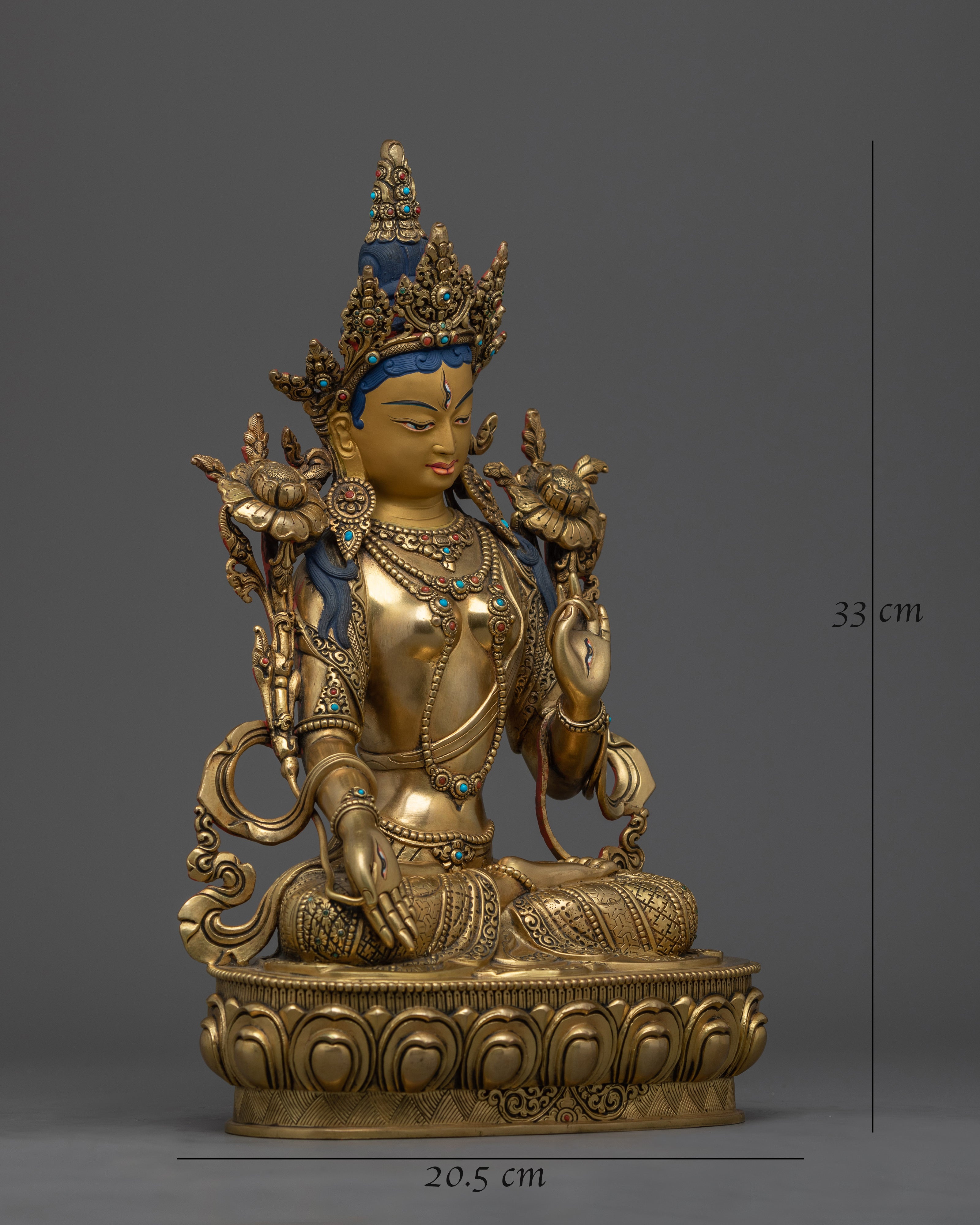 Healing Goddess White Tara Statue