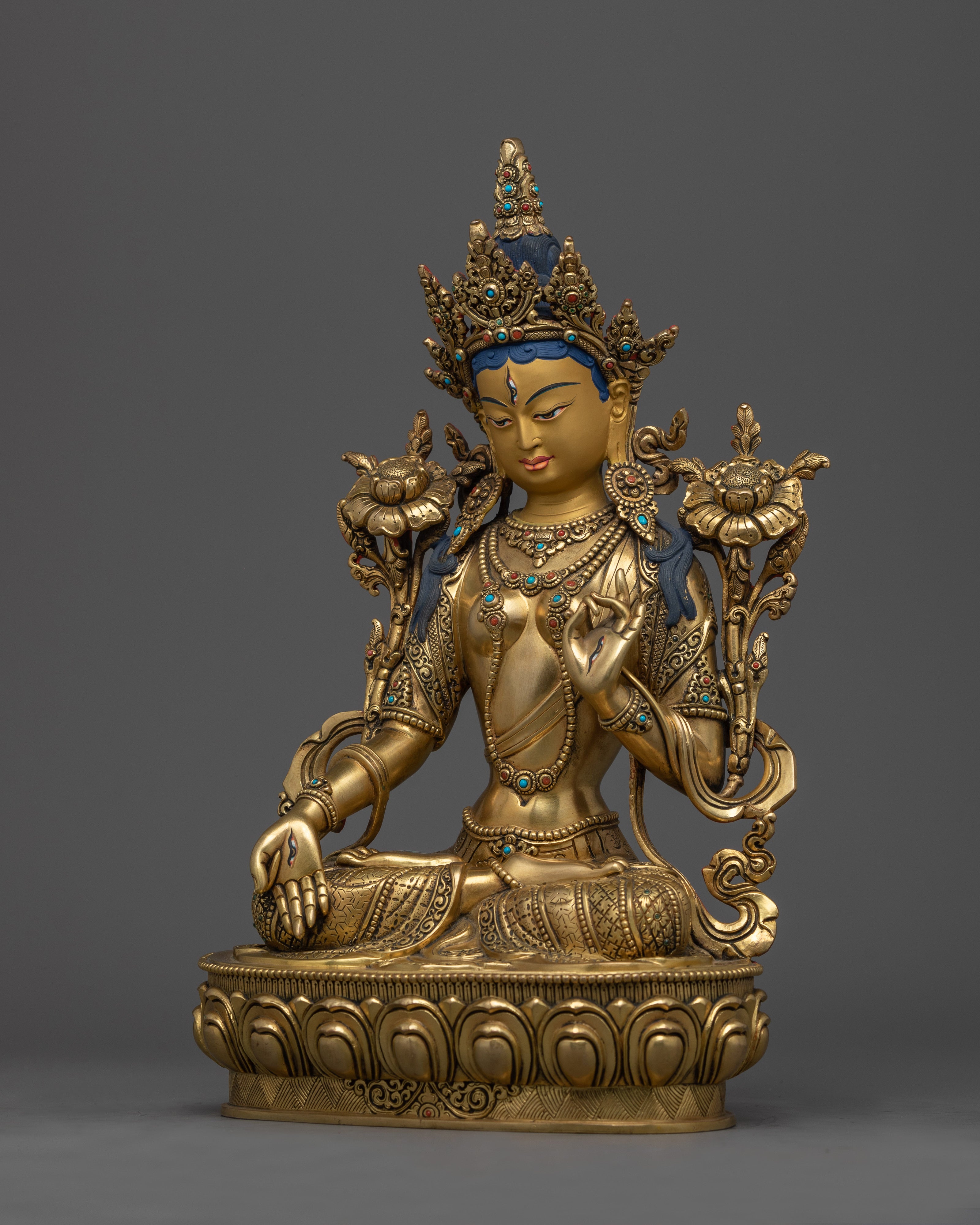 Healing Goddess White Tara Statue