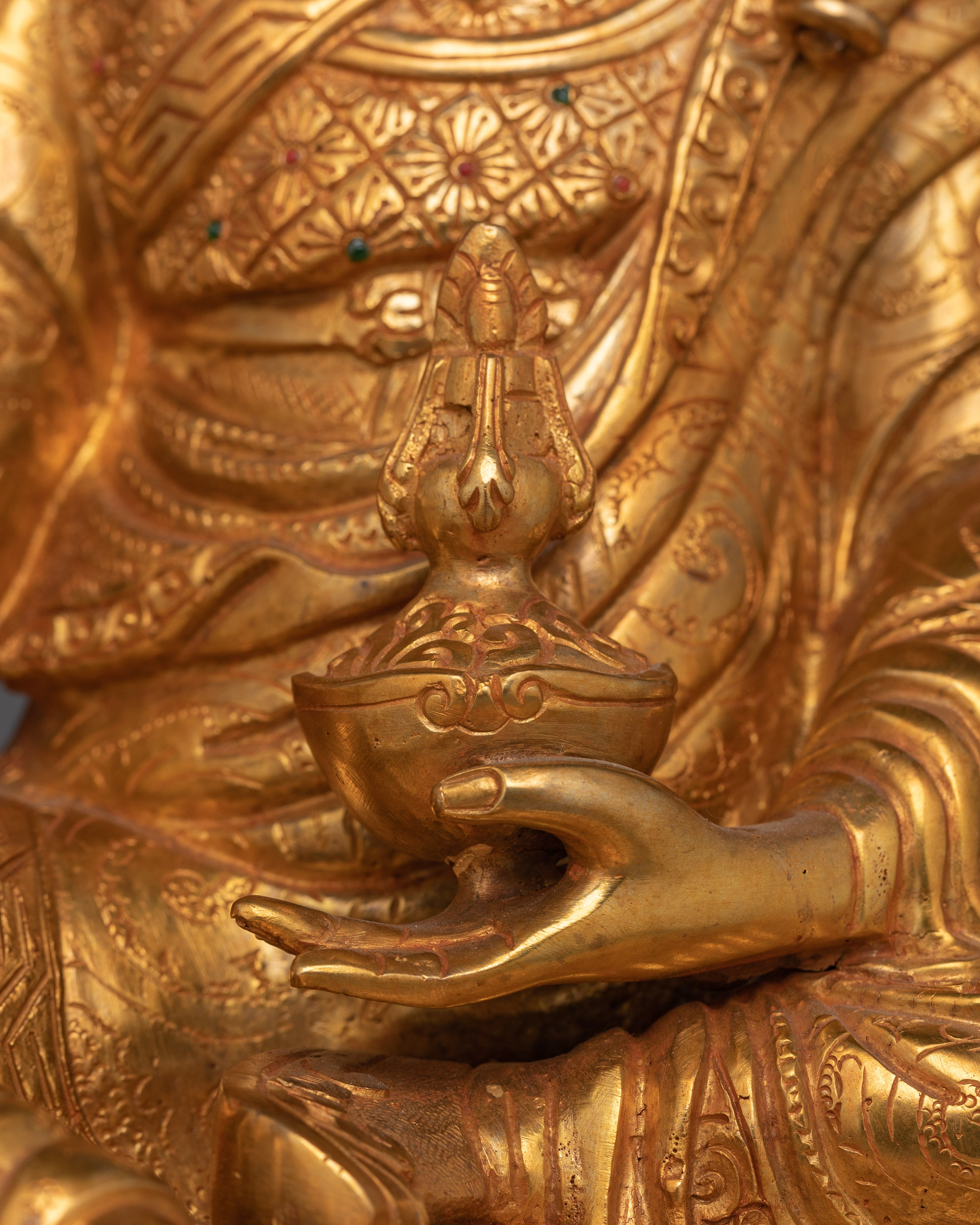 Precious Guru Rinpoche Figure | Lotus Born Guru