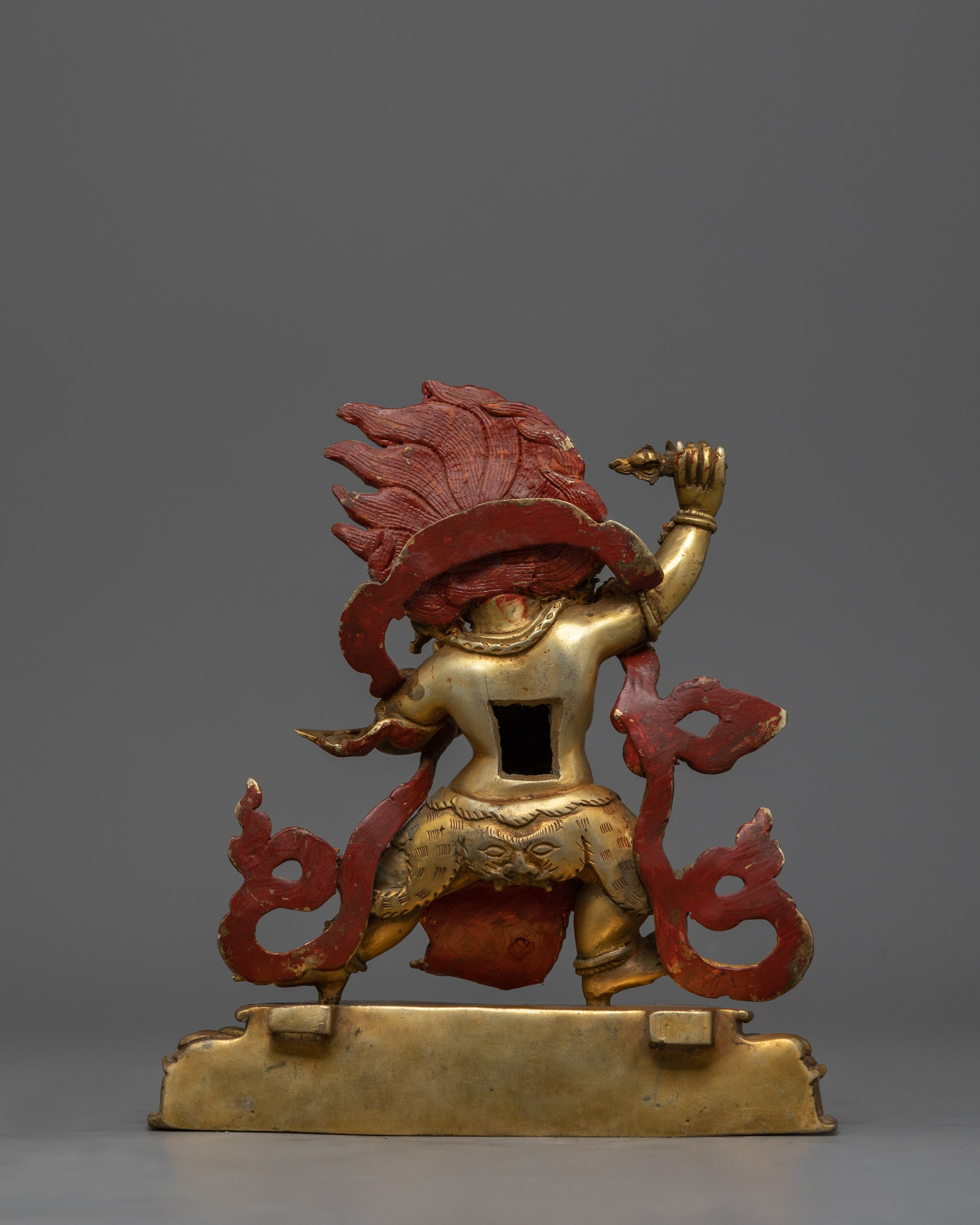 Thunderbolt Bearer Vajrapani Statue | Tibetan Buddhist Guardian