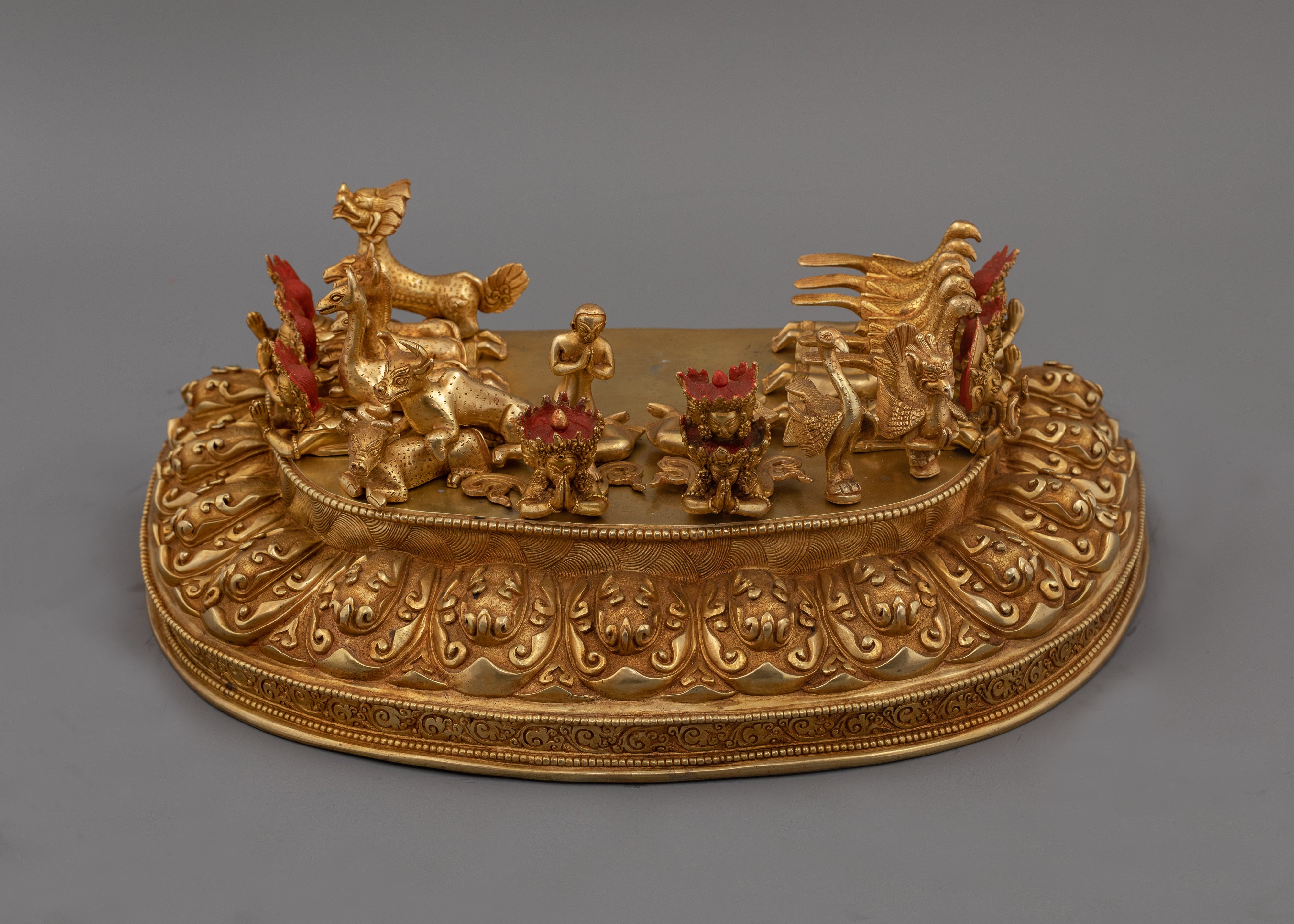 Sacred Yamantaka Deity | Majestic Buddhist Protector Statue