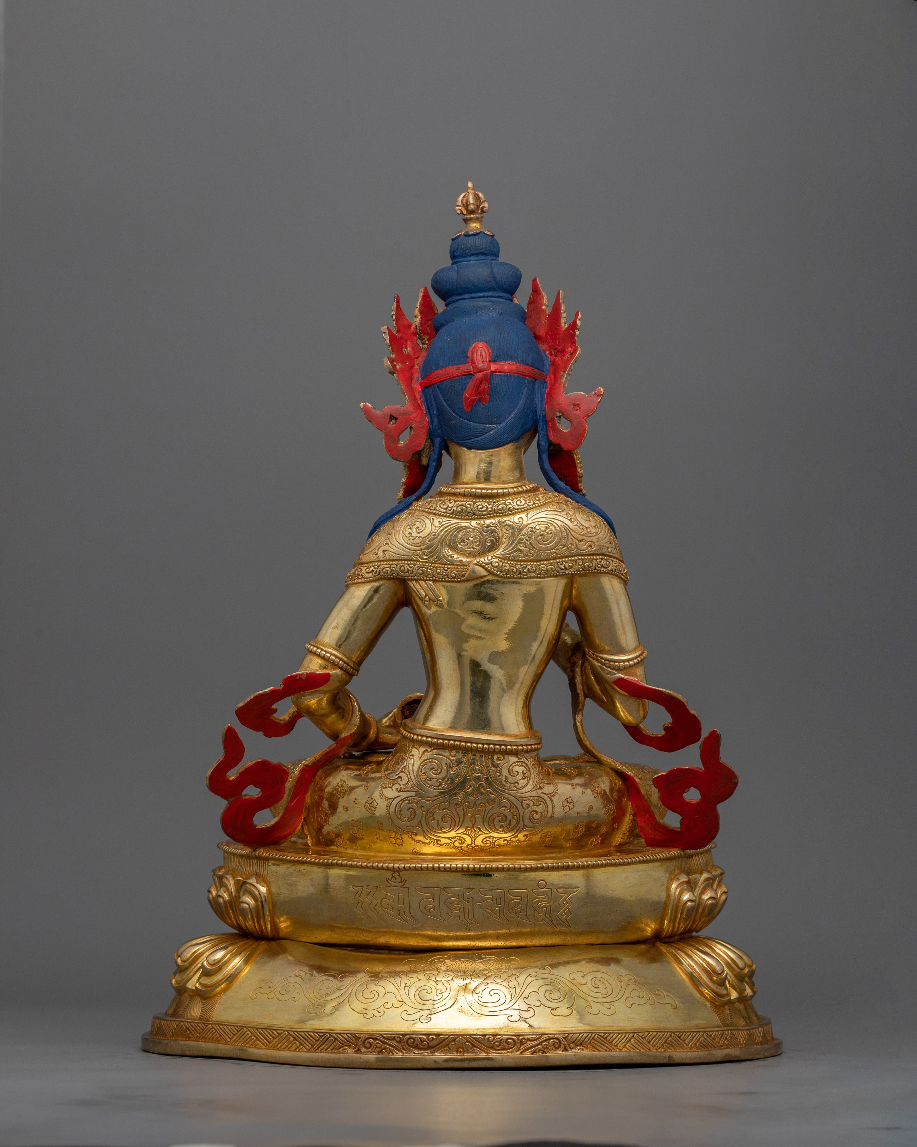 24K Gold Gilded Heruka Vajrasattva Art | Purification Deity