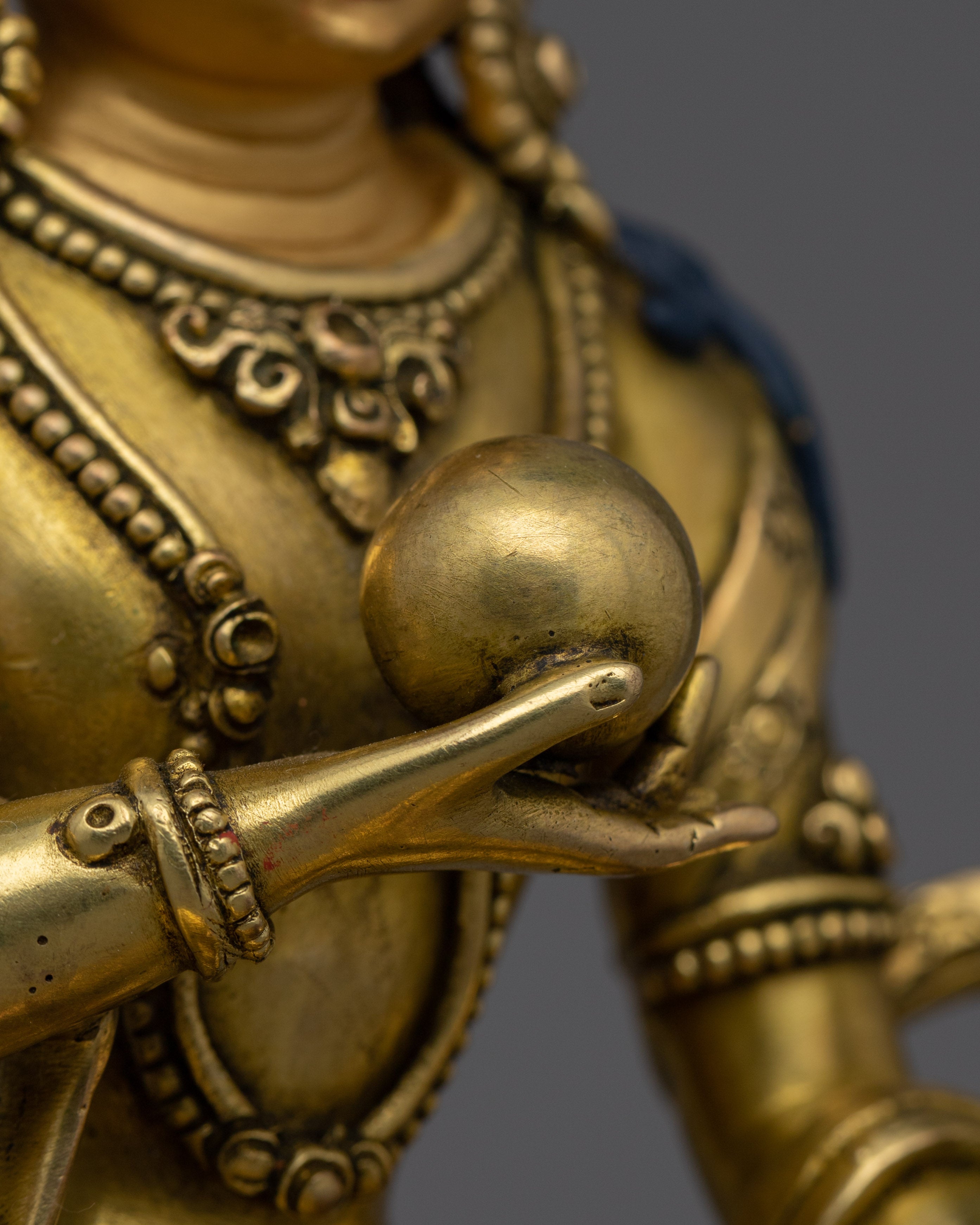 Sacred Kshitigarbha for Altar | Tibetan Spiritual Art