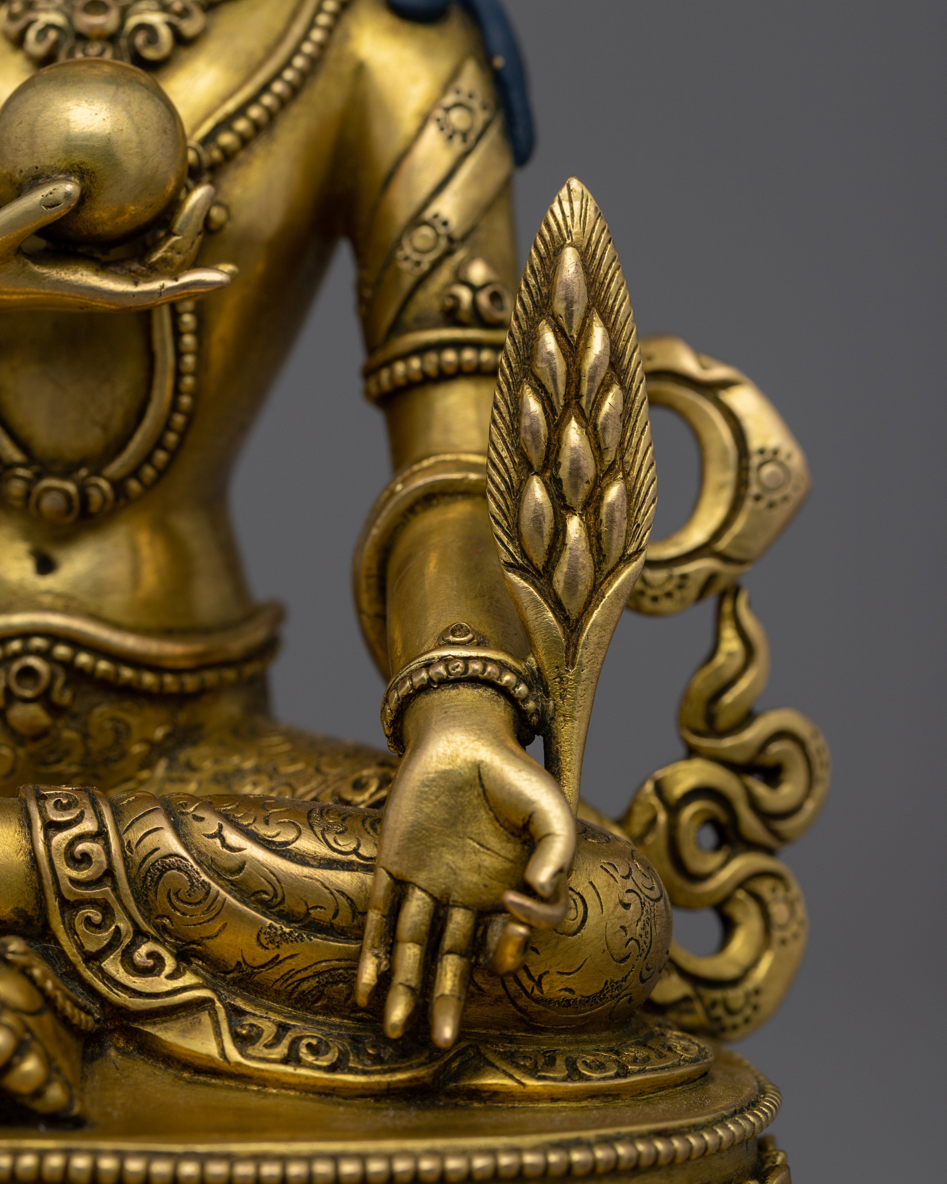 Sacred Kshitigarbha for Altar | Tibetan Spiritual Art