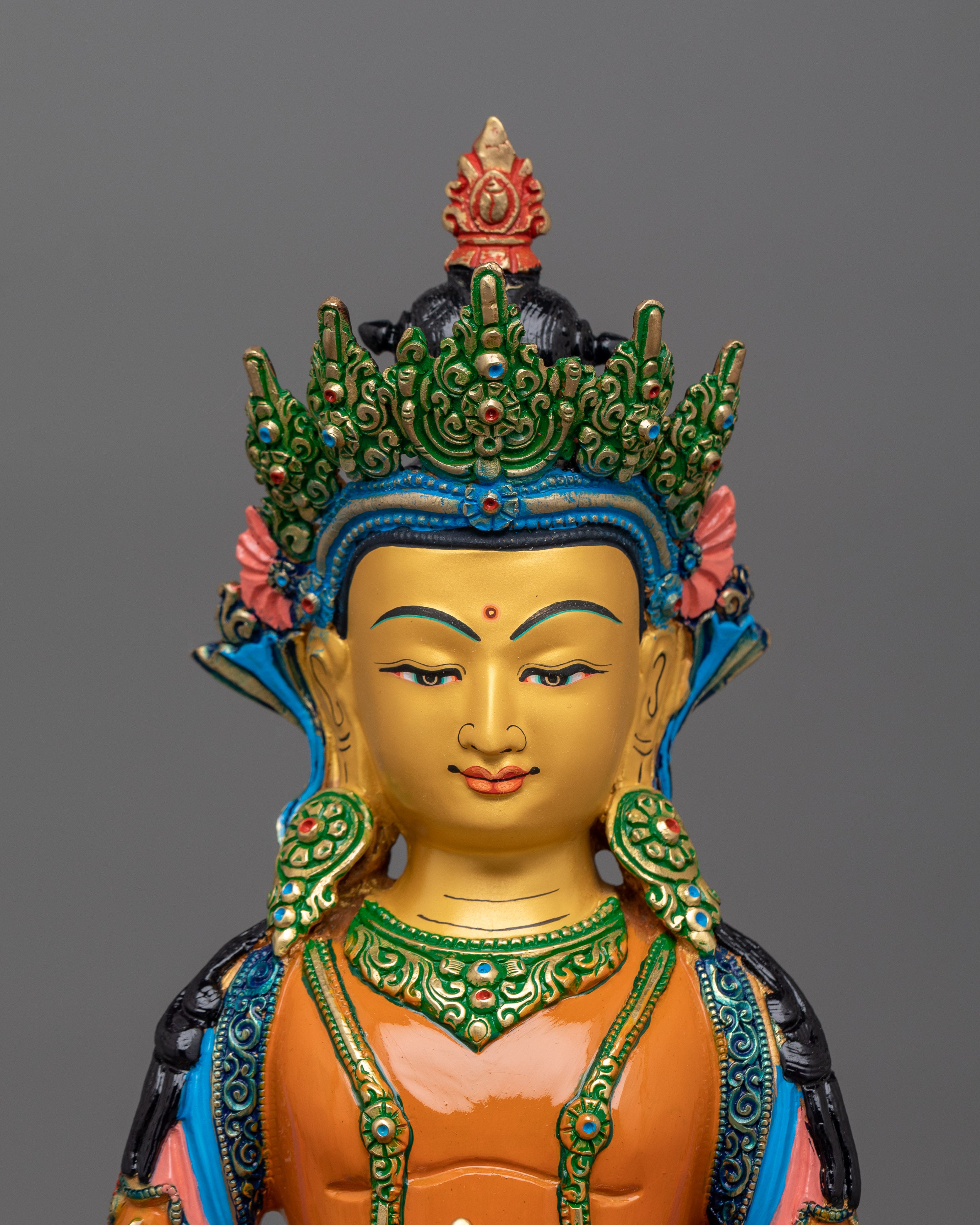 Kshitigarbha Bodhisattva of Hell Statue | Protector and Guide of the Underworld
