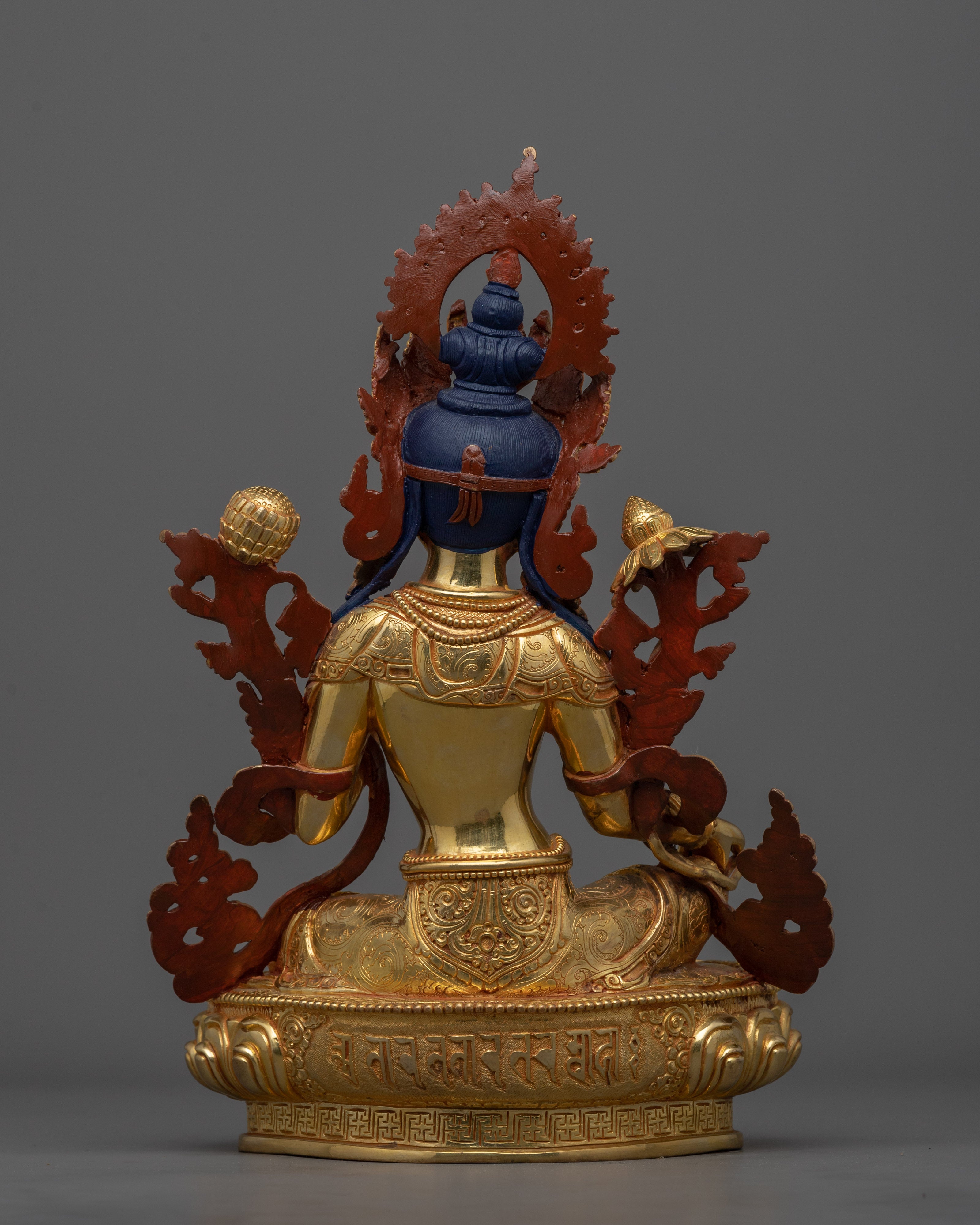 Green Tara Pure Land Statue | Compassionate Shri Goddess