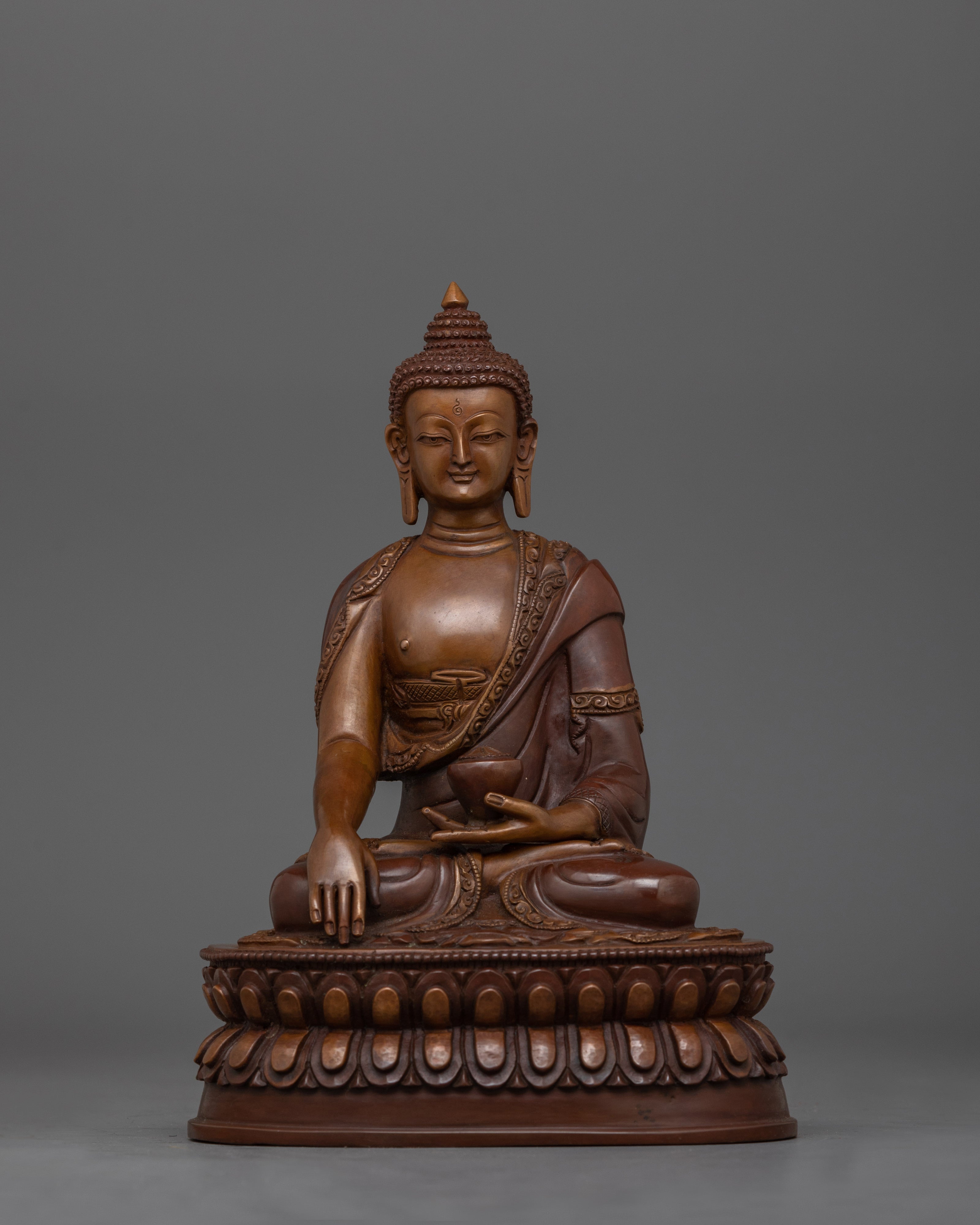 Namo Gautama Buddha Oxidized Satue | Beautifully Handcarved Enlightened Buddha