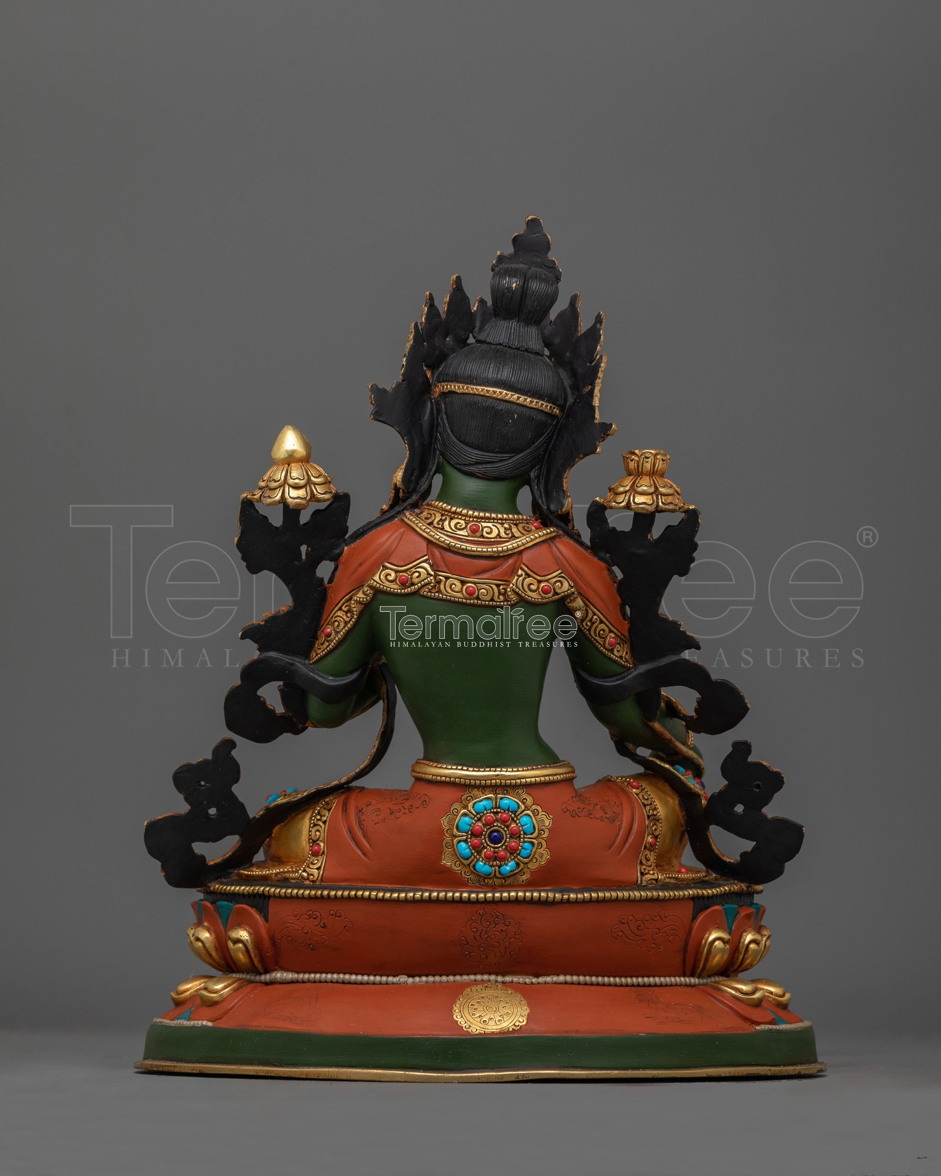 Graceful Green Tara of Compassion Sttaue | Protection Tara Artwork